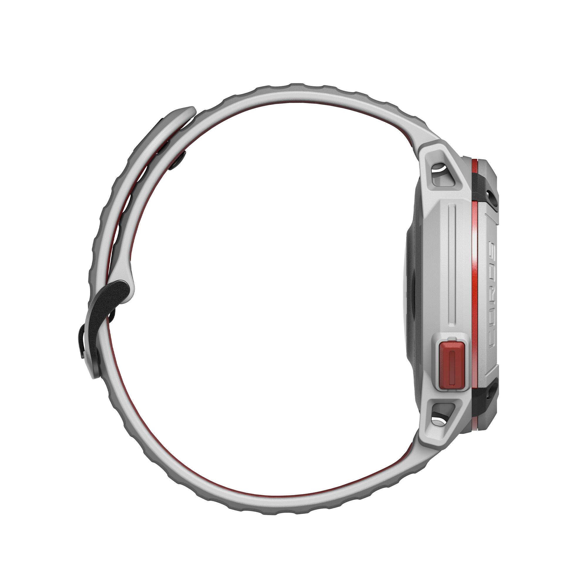 Reloj GPS NOMAD para actividades outdoor y pesca, plata/rojo 4/7