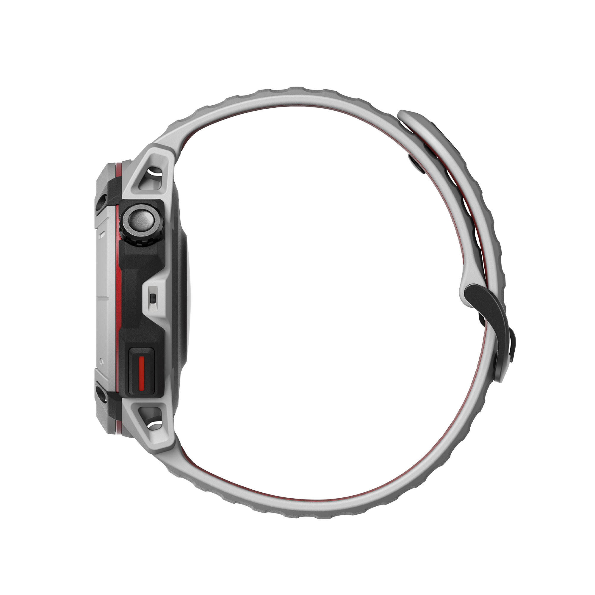 Reloj GPS NOMAD para actividades outdoor y pesca, plata/rojo 2/7