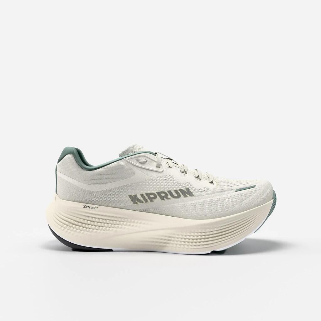 Vīriešu asfalta skriešanas apavi “Kiprun Kipride Max”, balti/zaļi