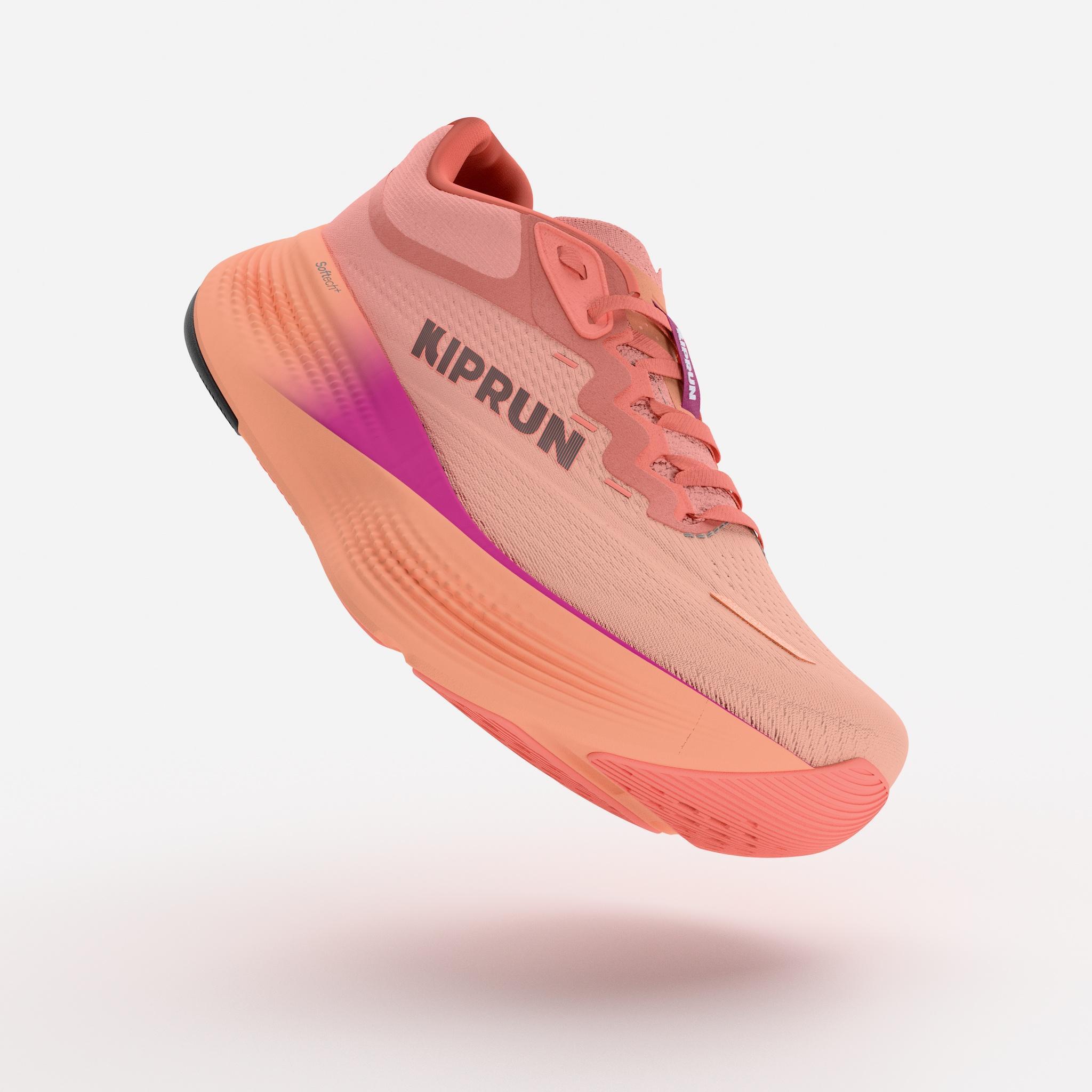Sabatilles running carretera dona Kiprun Kipride Max pomelo 5/8