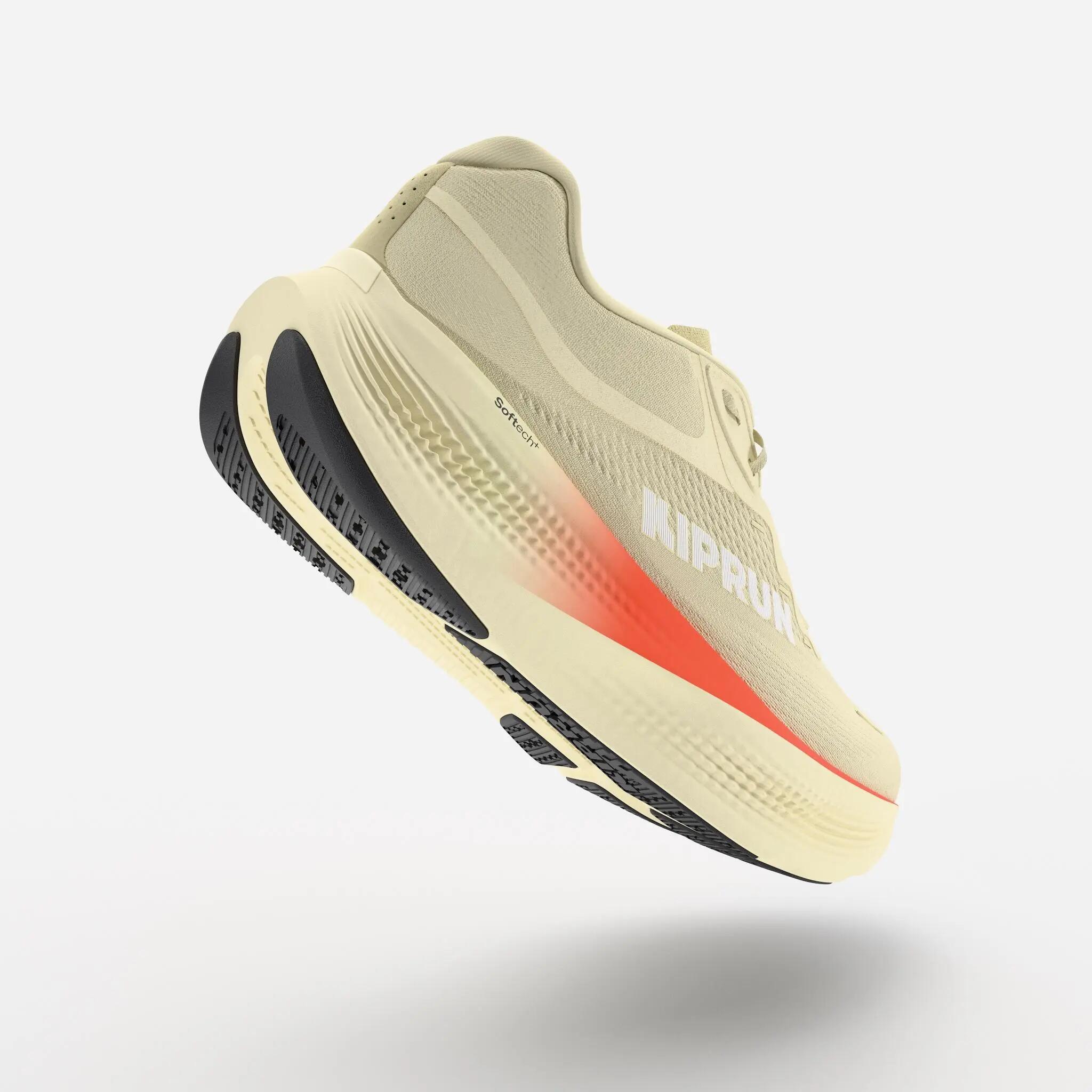 Men Road Running Max Cushion Shoes, Kiprun Kipride Max - Light Yellow -  3