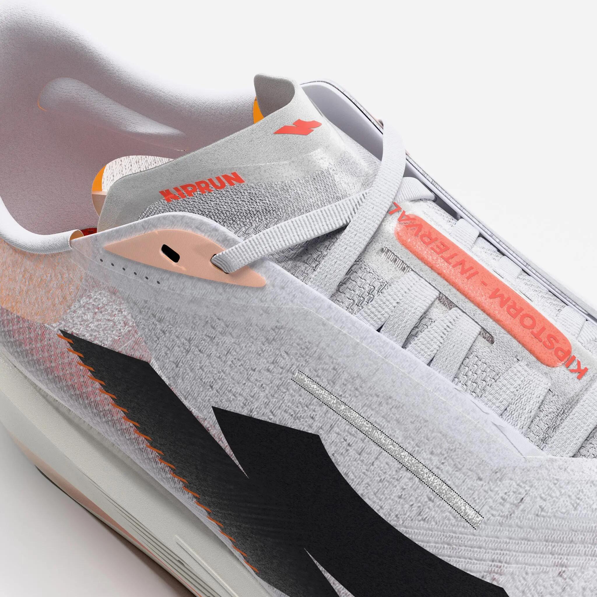 Chaussures de running Homme, Kiprun Kipstorm Interval, Orange 10/12