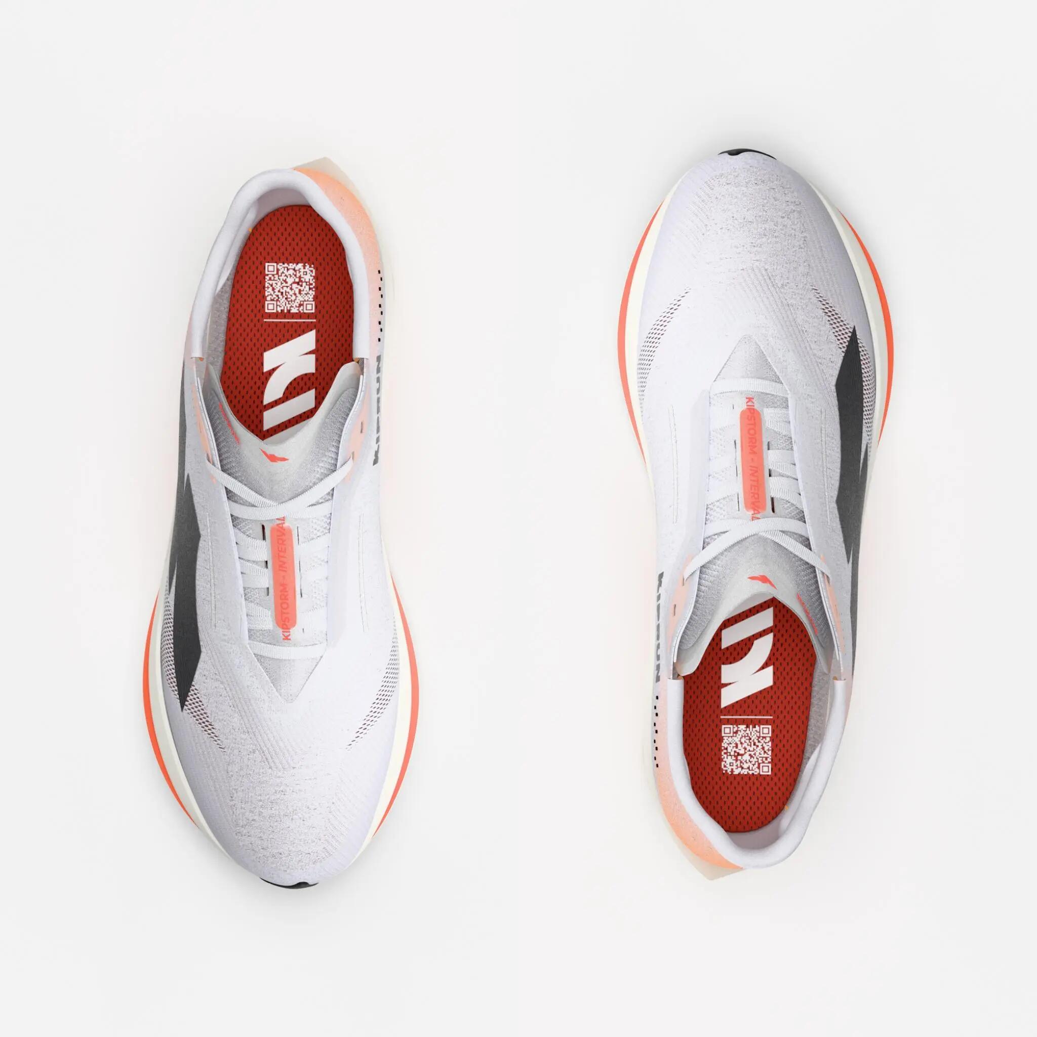 Chaussures de running Homme, Kiprun Kipstorm Interval, Orange 9/12