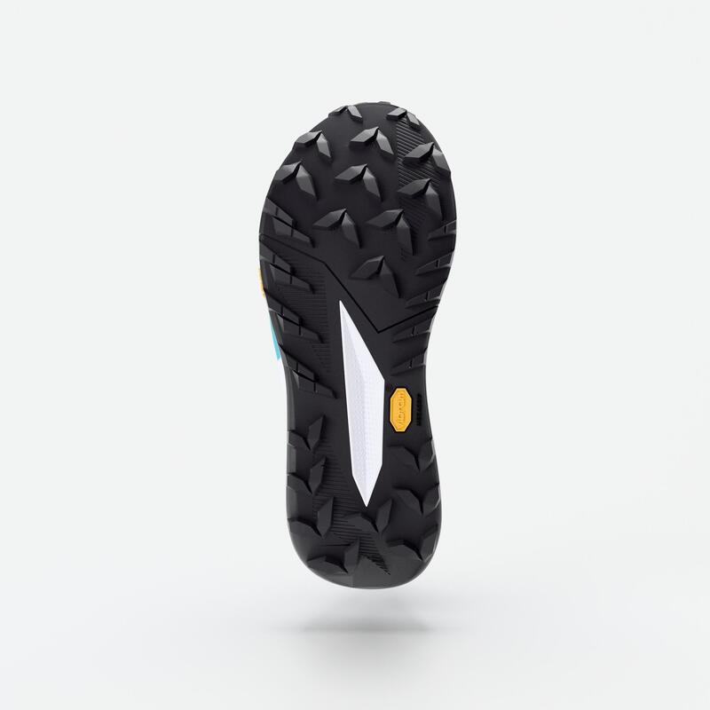 Încălțăminte de alergare trail Kiprun Kipsummit Max albastru maro Damă