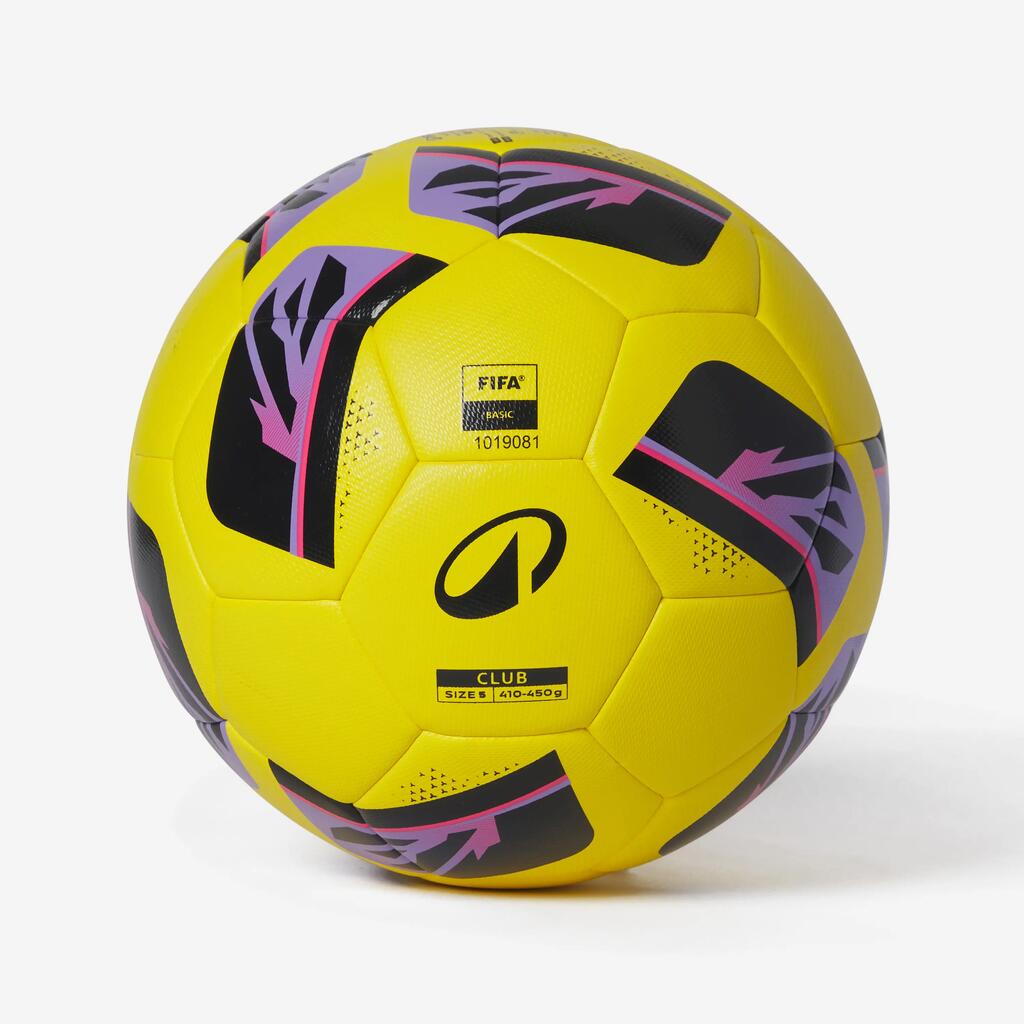 Ballon de football Hybride FIFA BASIC CLUB BALL taille 5 jaune