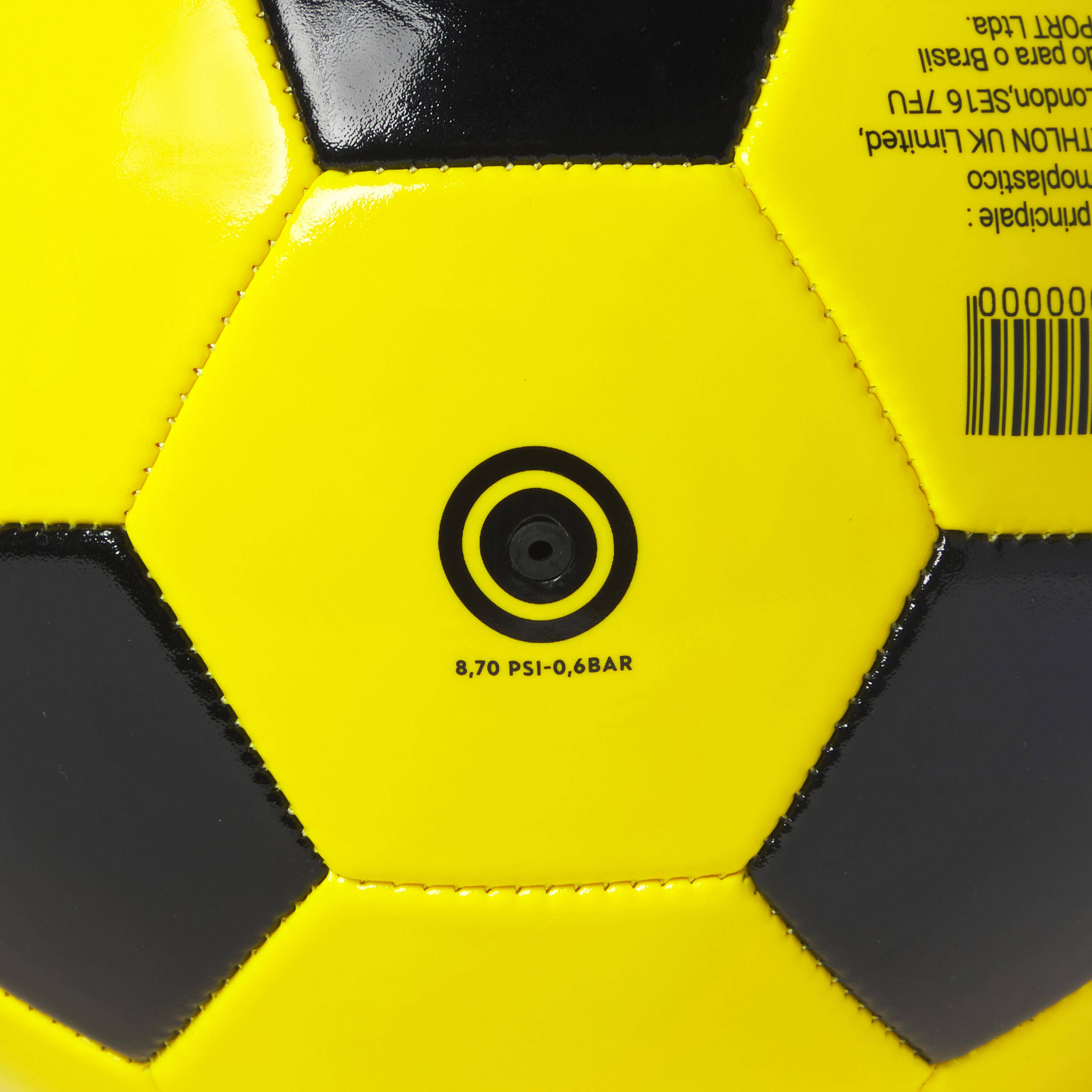 Football Ball Training Size 5 Above 12 yearsnFirst Kick Yellow -  5