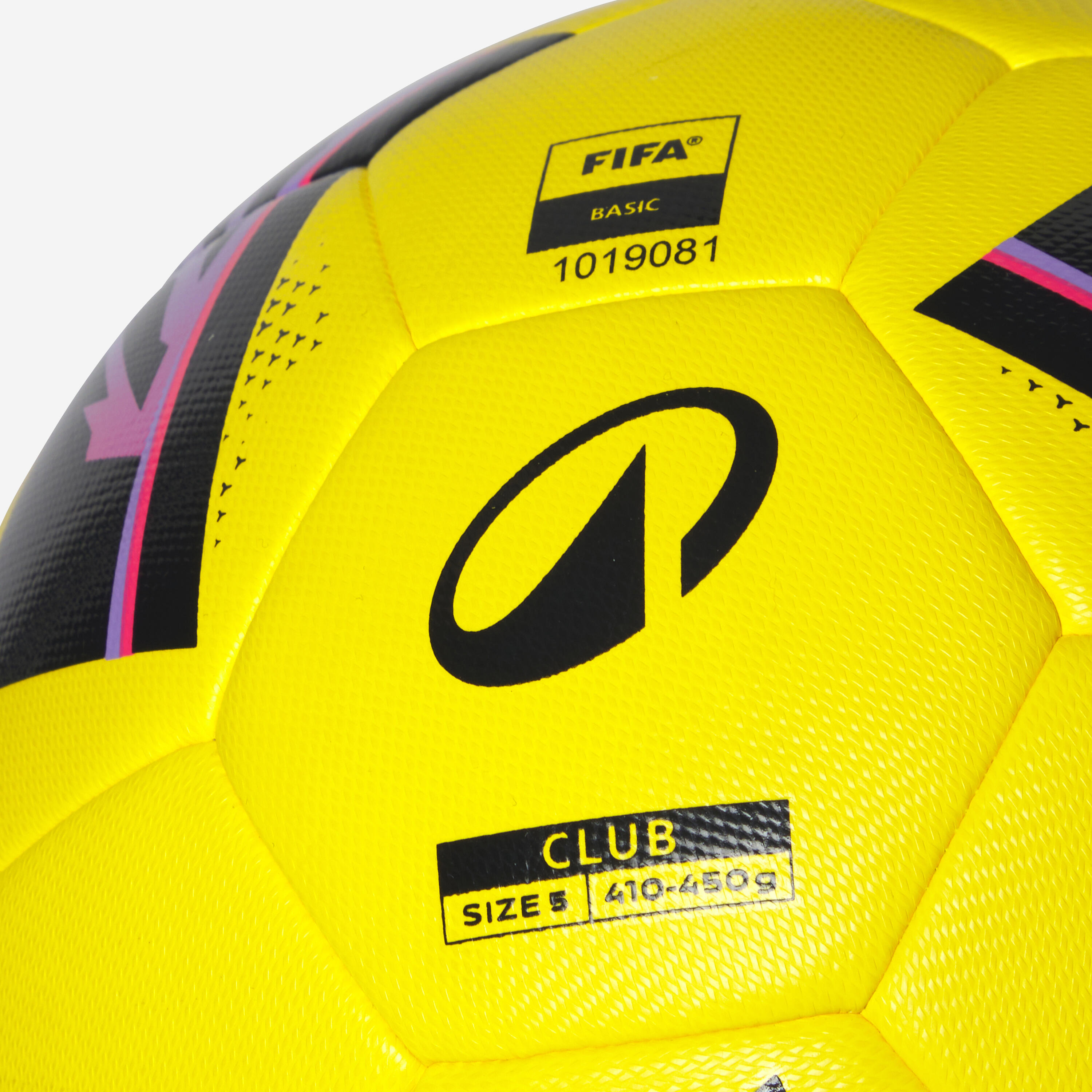 Ballon de football Hybride FIFA BASIC CLUB BALL taille 5 jaune 3/11