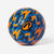 Ballon de football light learning ball bleu orange noir taille 4