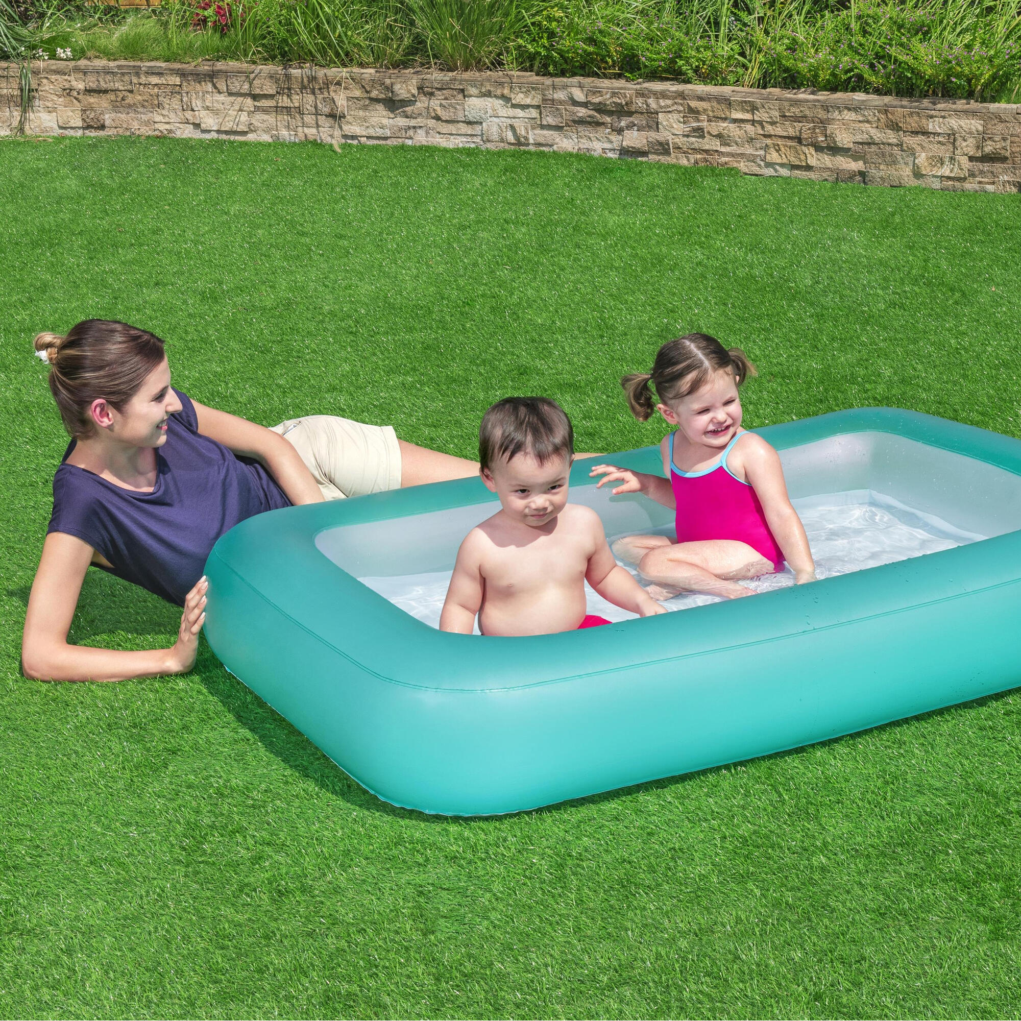 Piscina gonfiabile rettangolare 165 x 104 x 25 cm 10/10