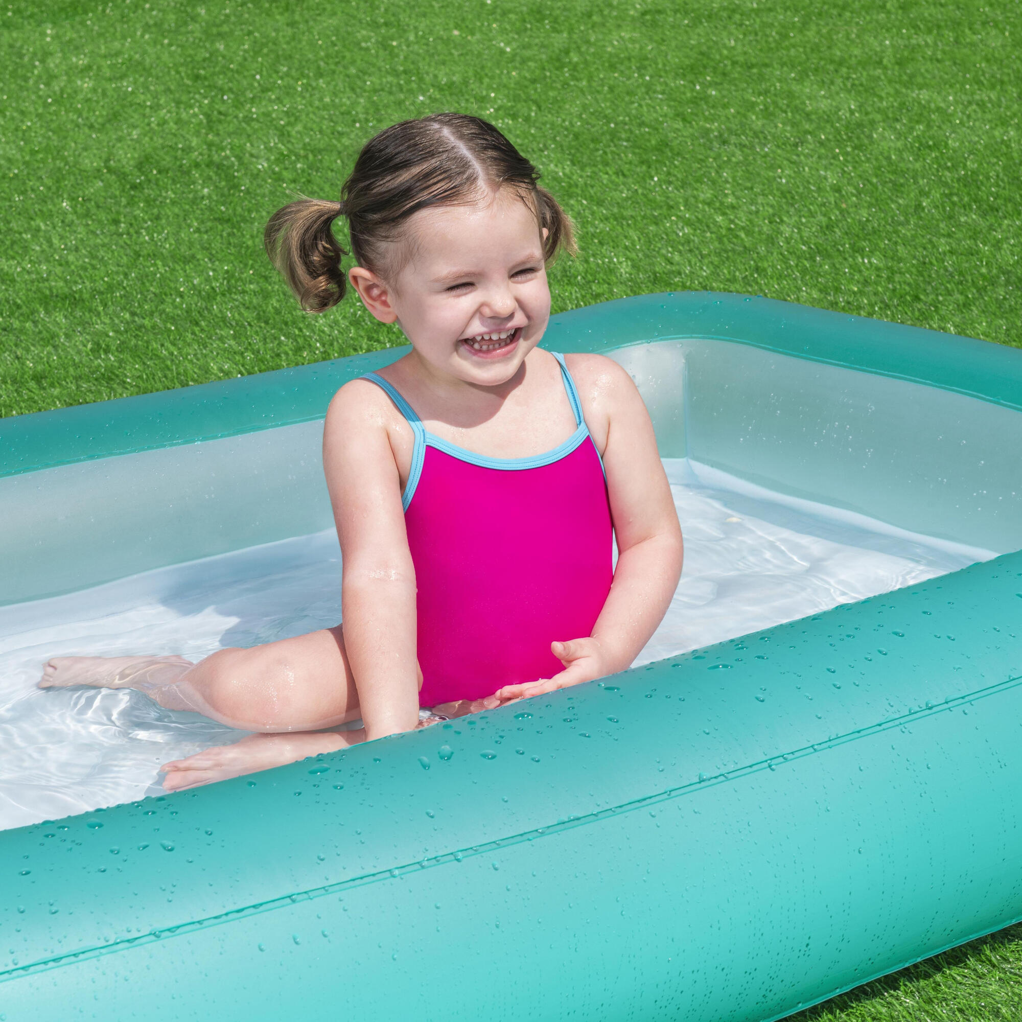 Piscina gonfiabile rettangolare 165 x 104 x 25 cm 4/10