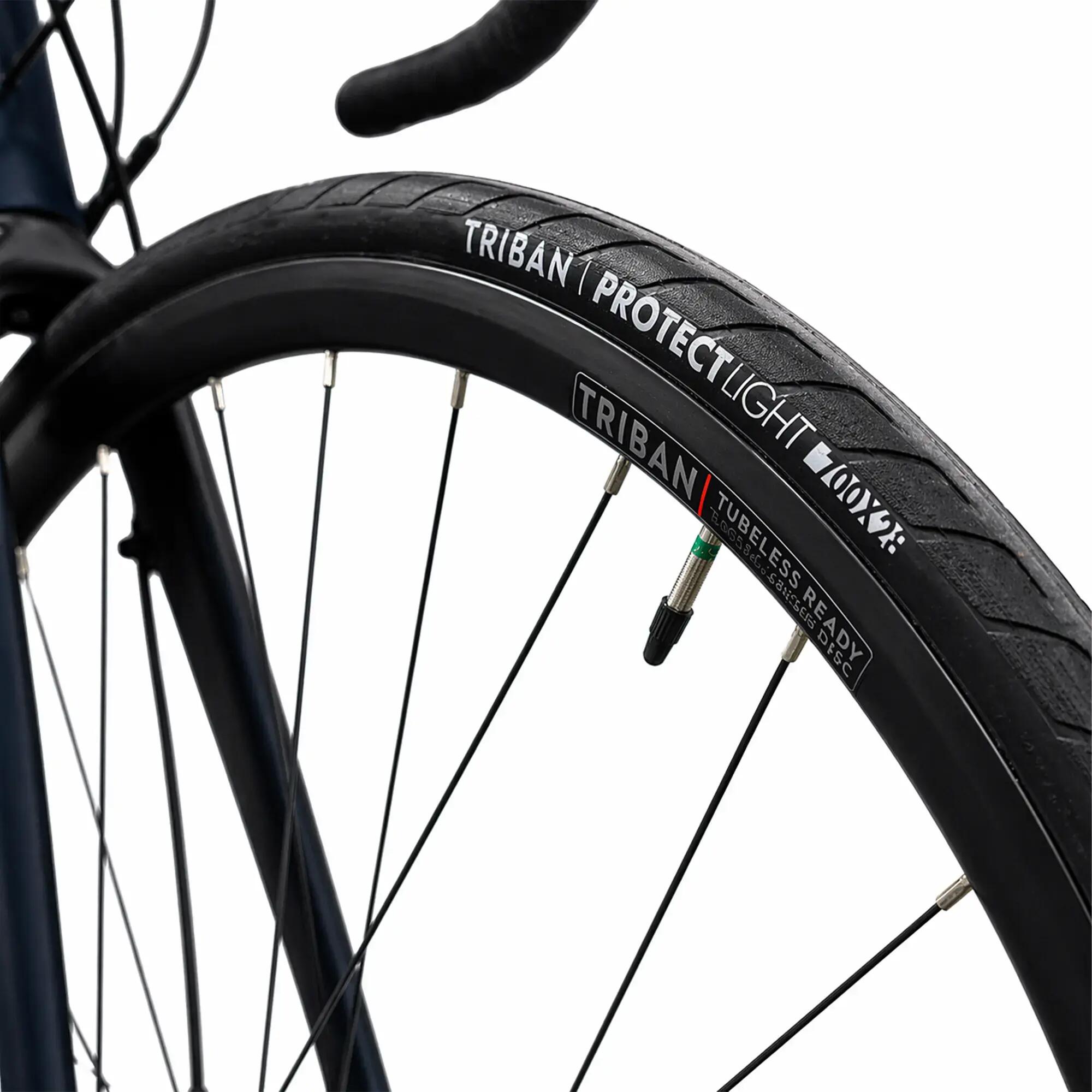 BICICLETA DE RUTA RC520 SHIMANO 105 2X11 - CUADRO ALUMINIO AZUL MARINO 8/12