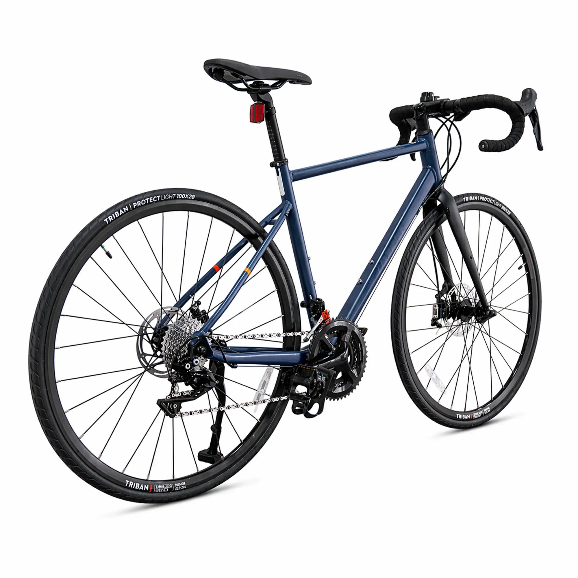 BICICLETA DE RUTA RC520 SHIMANO 105 2X11 - CUADRO ALUMINIO AZUL MARINO 3/12