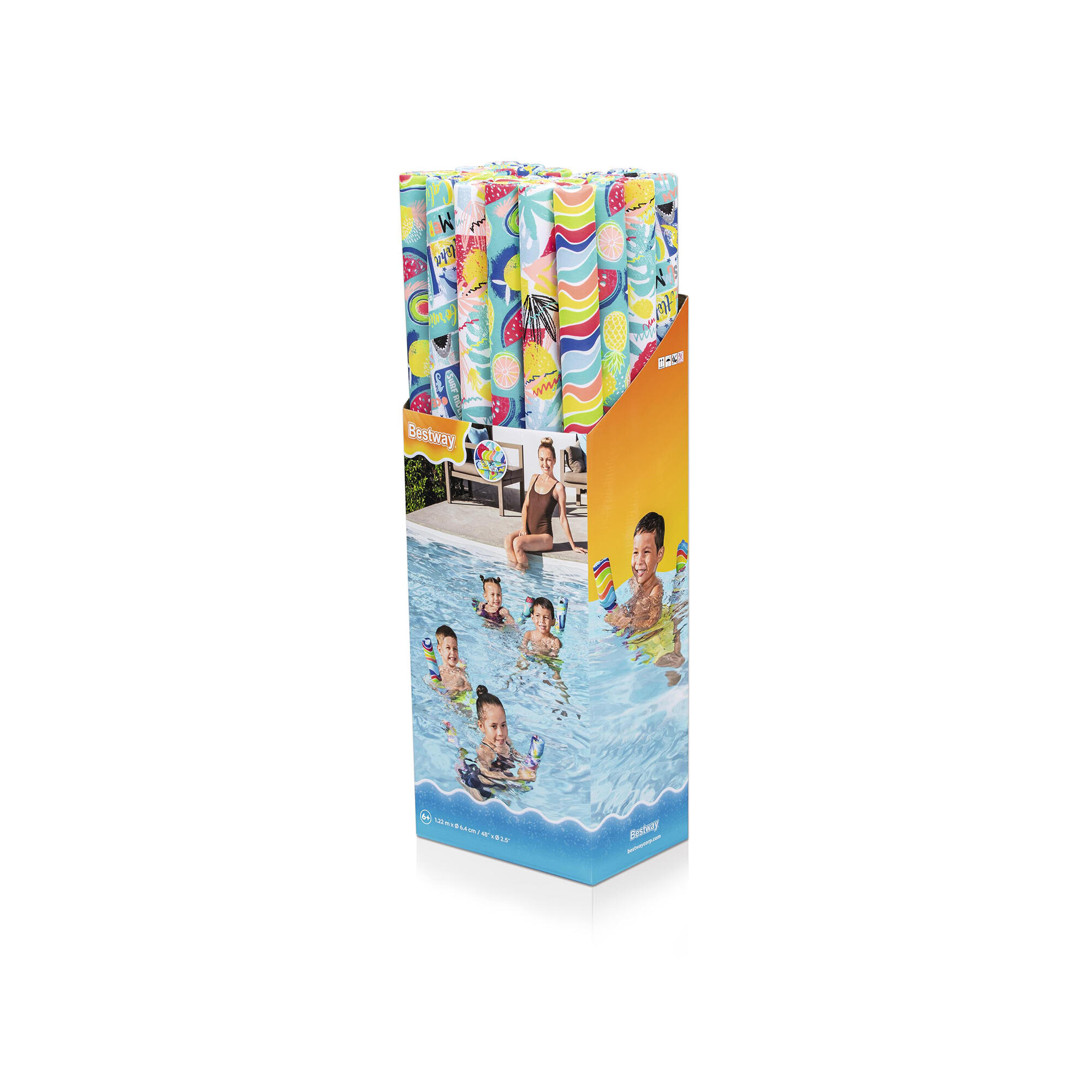 Noodle piscina bambini multicolore 1,22 m x 6,4 cm 11/13