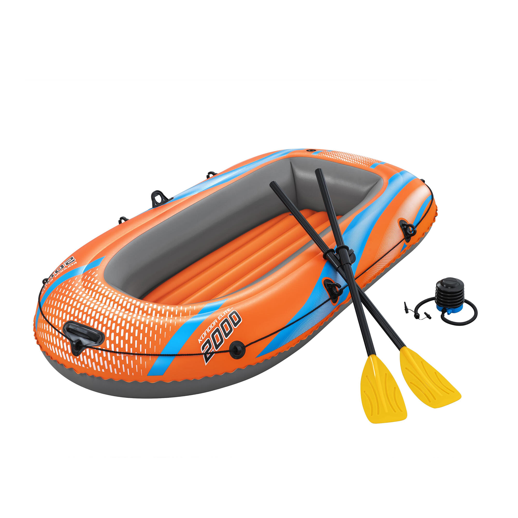 Pack canotto gonfiabile 1-2 persone Kondor Elite 2000 2/14