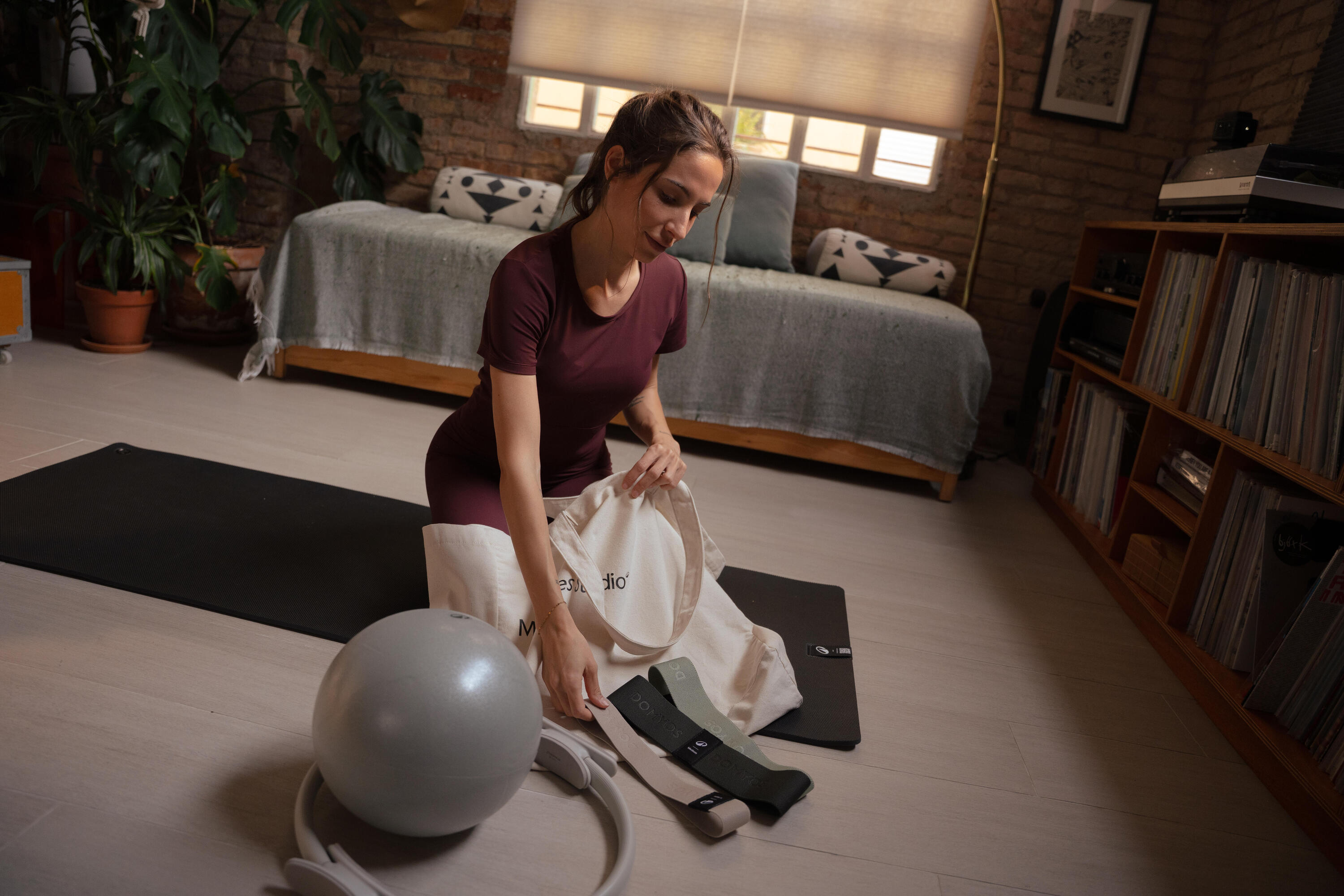 Pilates accessoireset beige 12/14