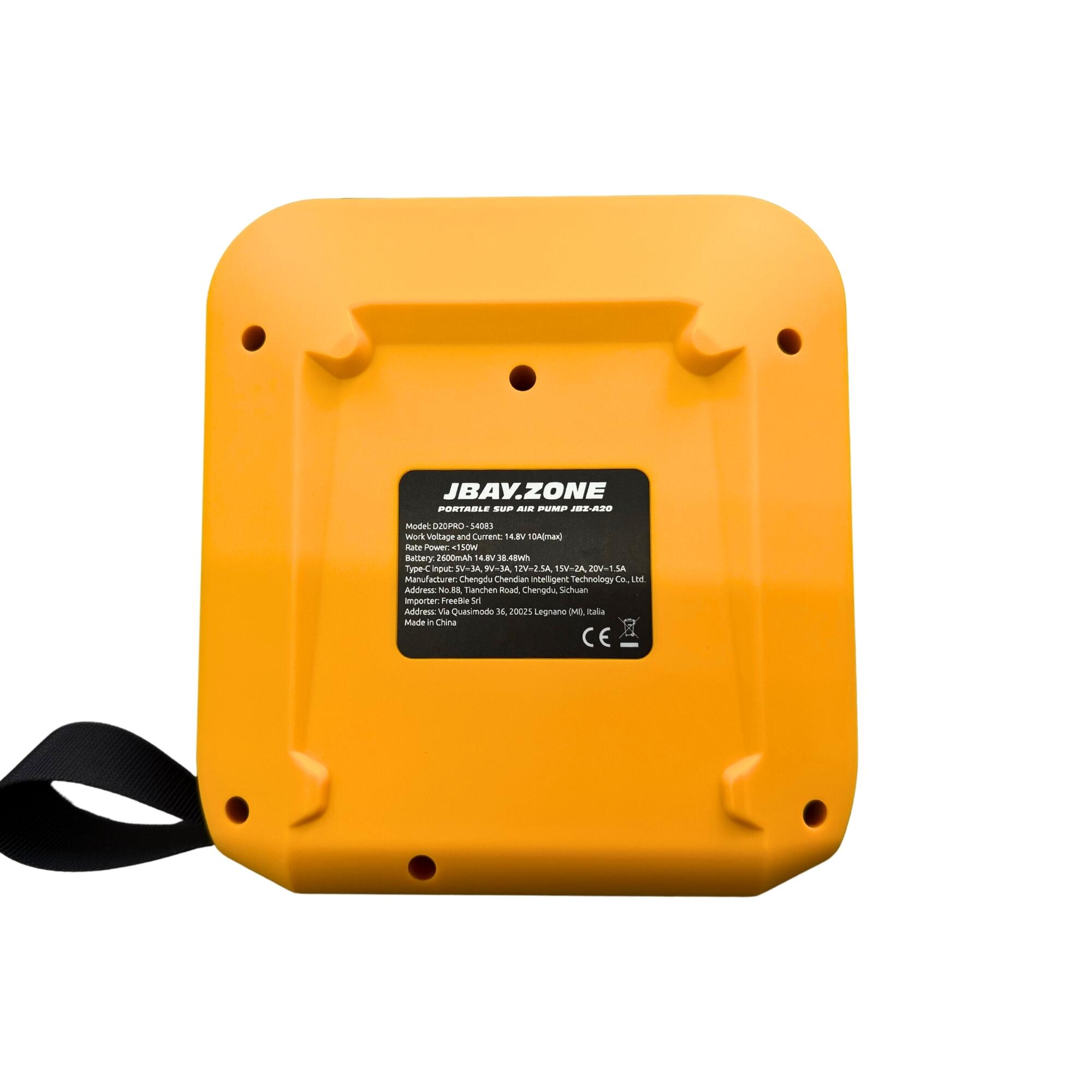 Pompa elettrica ricaricabile SUP kayak 0-20 PSI 14,8V-2600mAh 5/7
