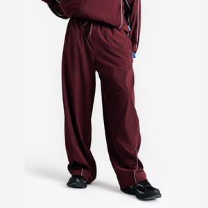 Pantalón de tejido chándal hombre, Heritage, burdeos