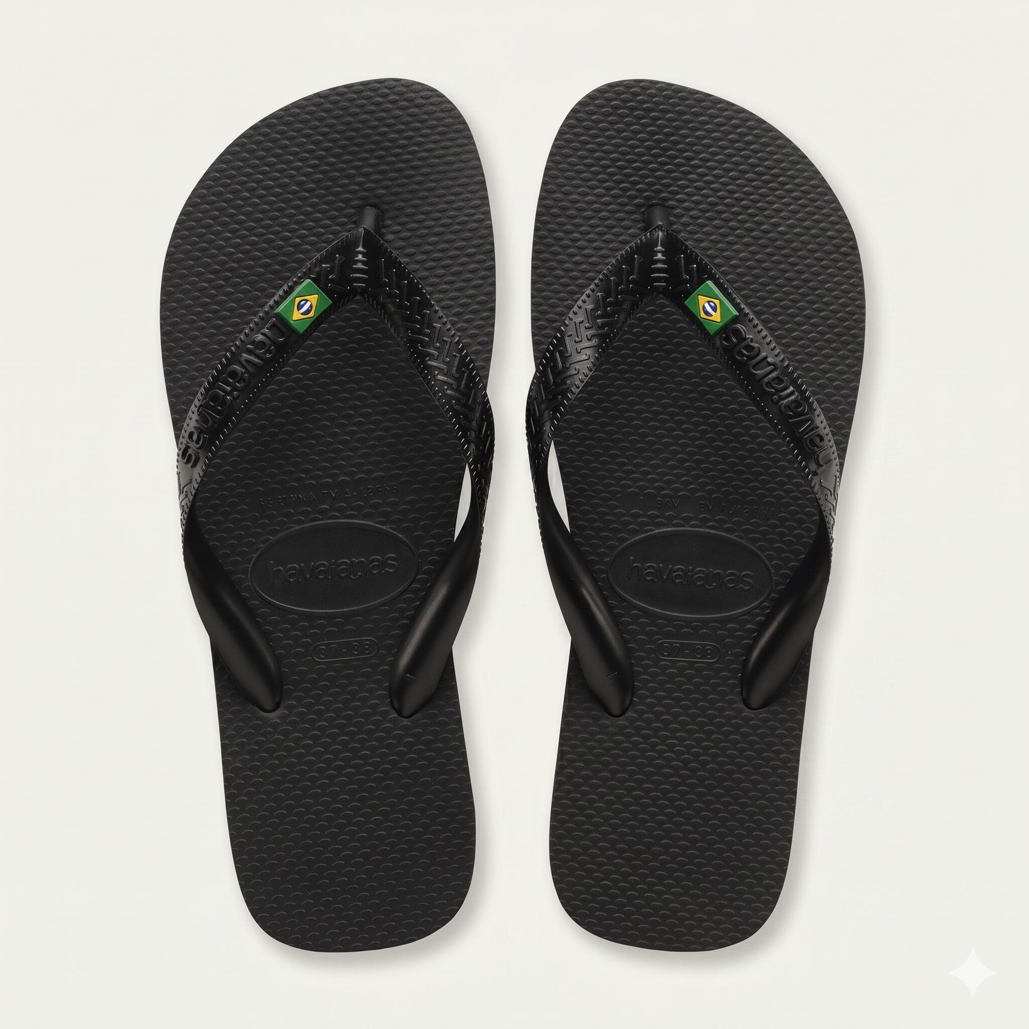 HAVAIANAS Pánske žabky Brasil Havaianas čierne 39-40 · záber 8