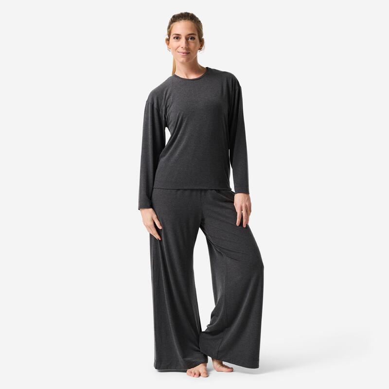 Pantaloni de yoga, gri, Damă