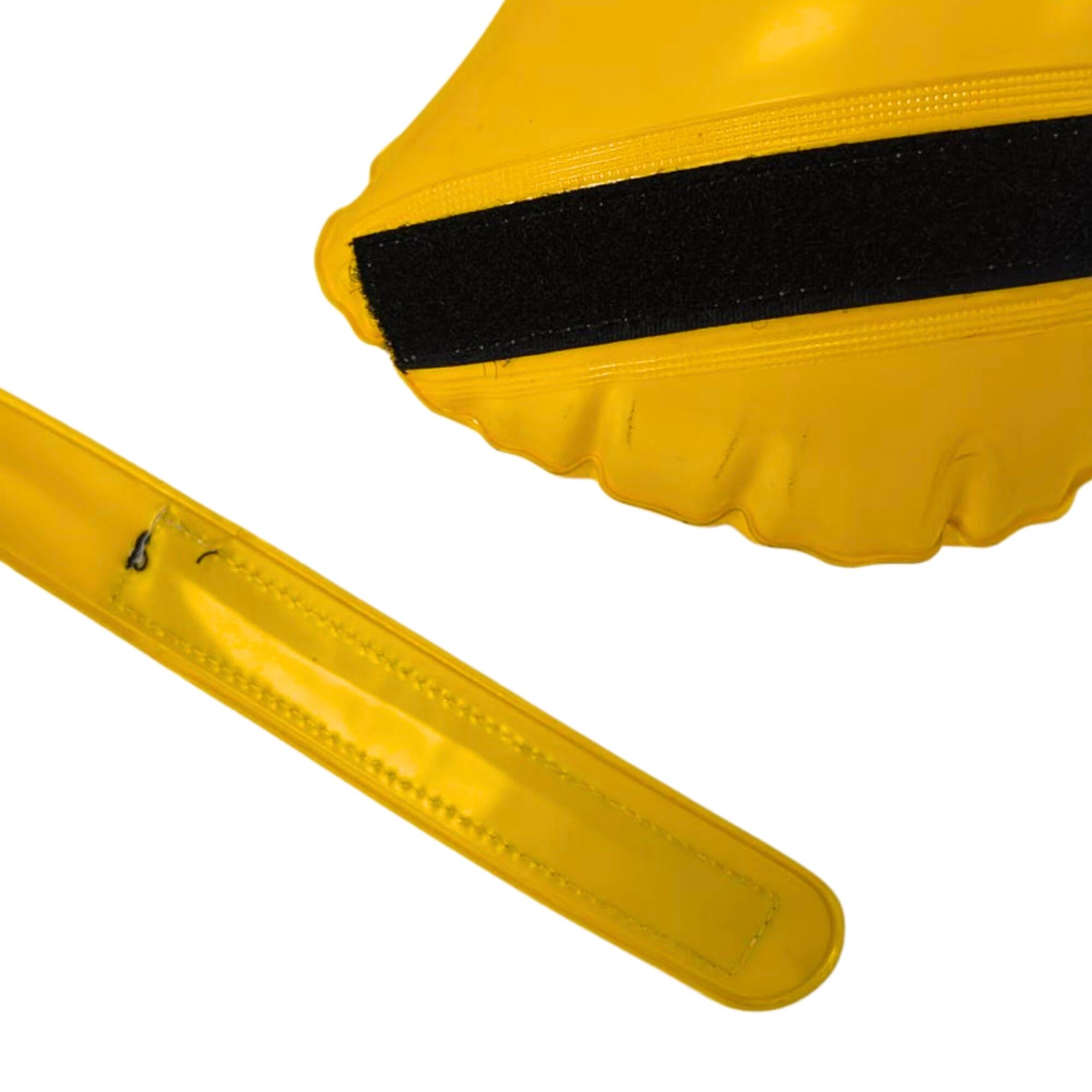 Cuscino gonfiabile per galleggiare 45x30cm giallo 3/3