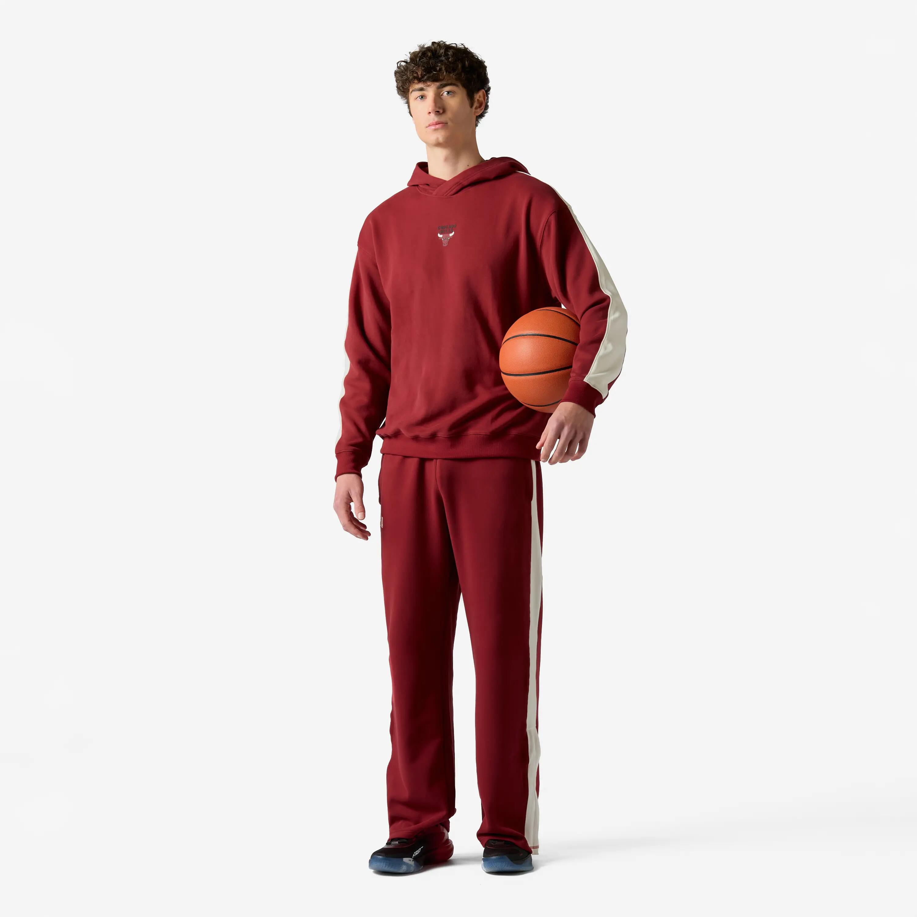 Sudadera con capucha NBA Bulls hombre/mujer, negro 5/8