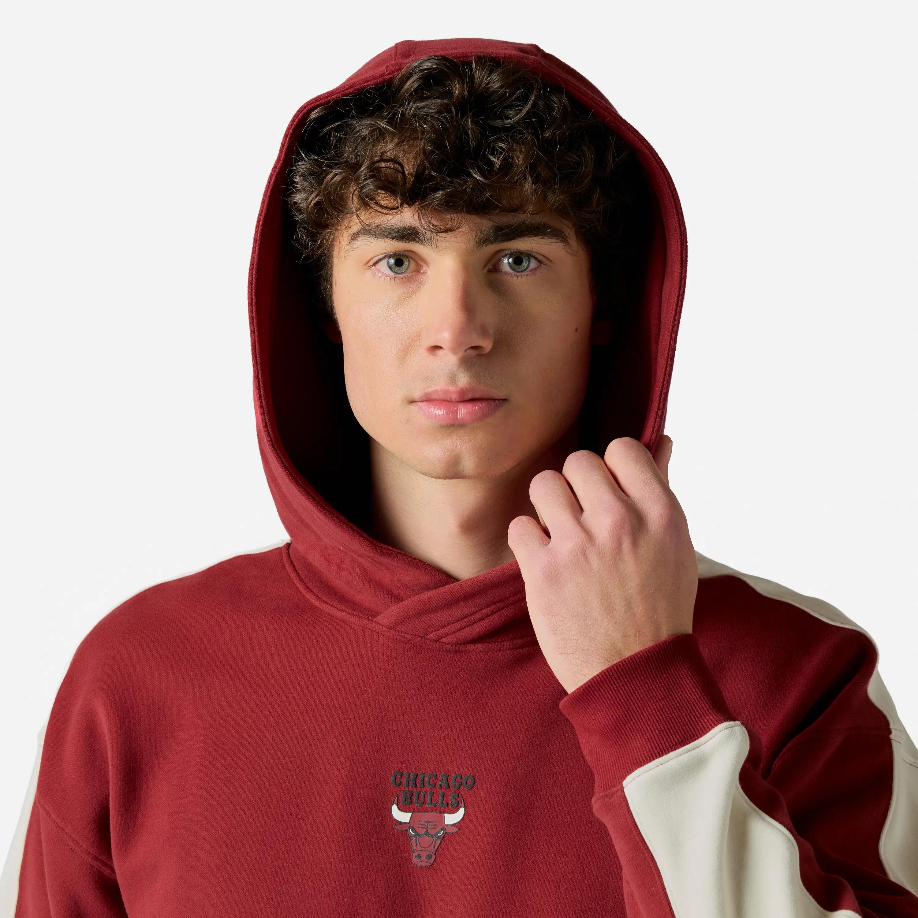 Sudadera con capucha NBA Bulls hombre/mujer, negro 6/8