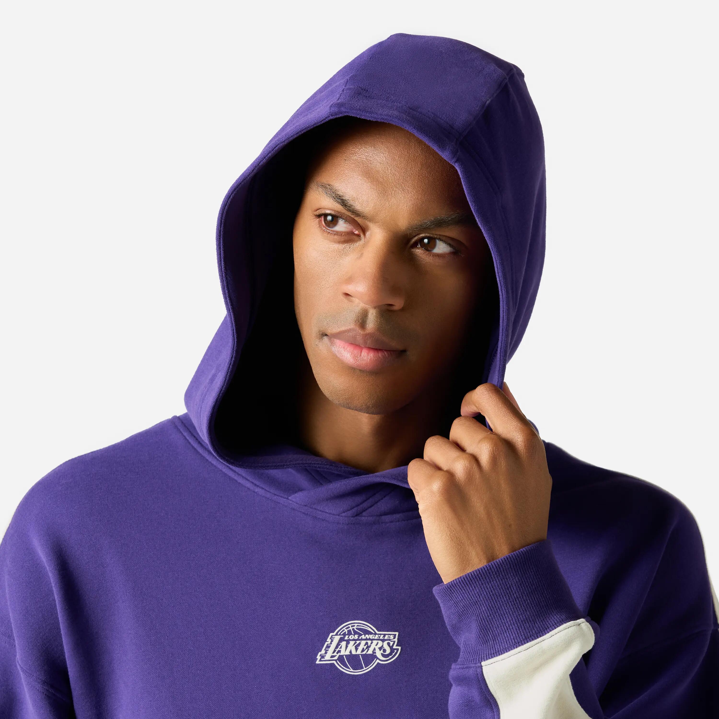 Uniseks hoodie NBA Lakers paars 6/9