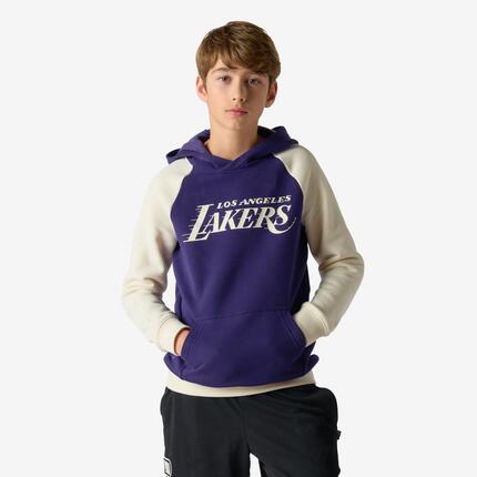 Sweat à capuche NBA Lakers enfant, violet