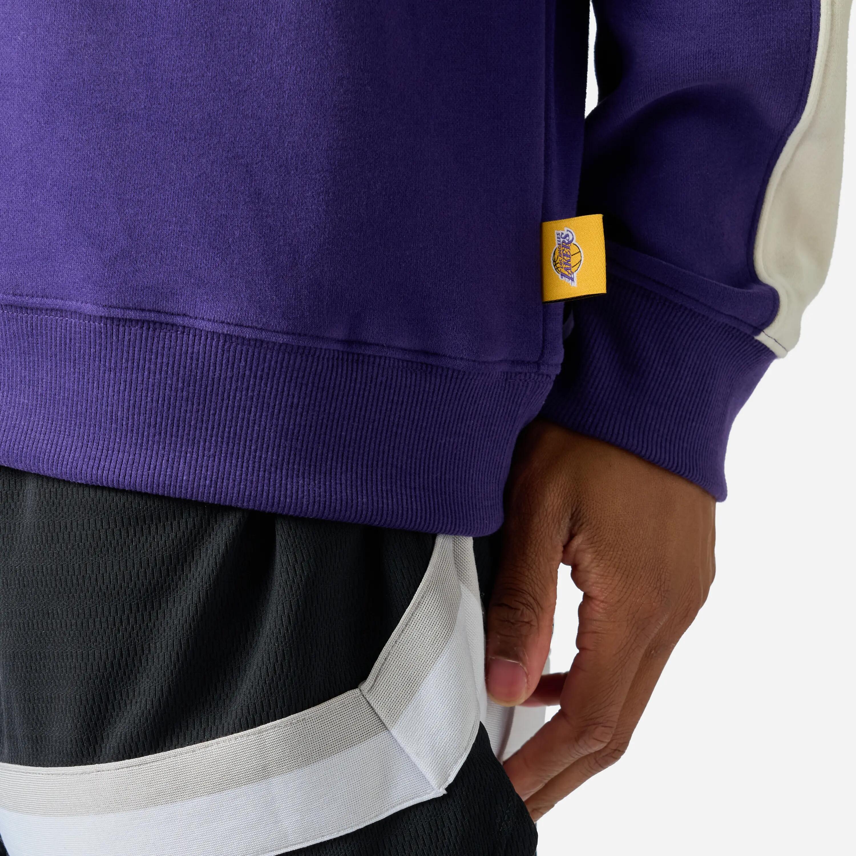 Uniseks hoodie NBA Lakers paars 8/9
