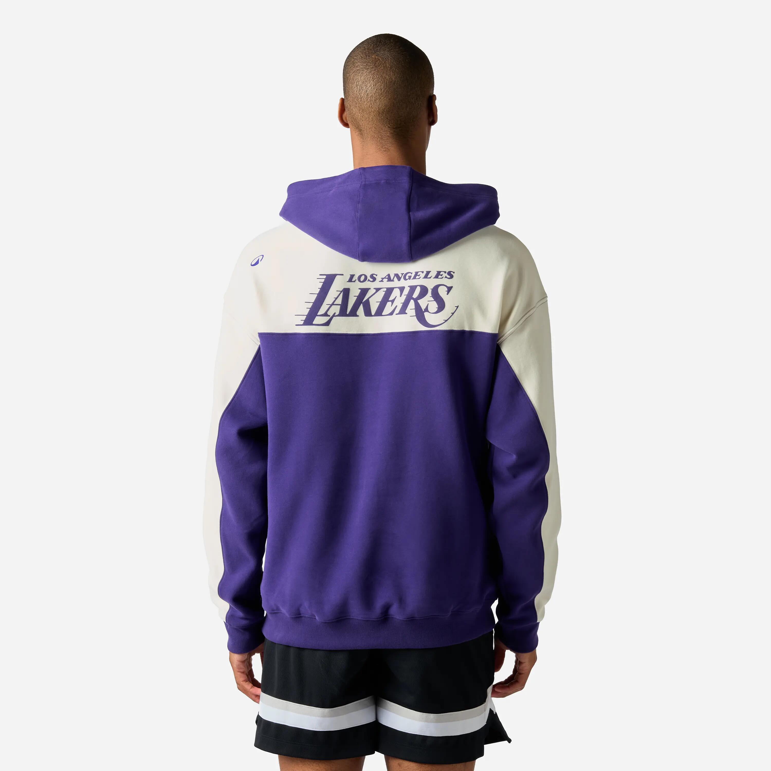 Uniseks hoodie NBA Lakers paars 2/9
