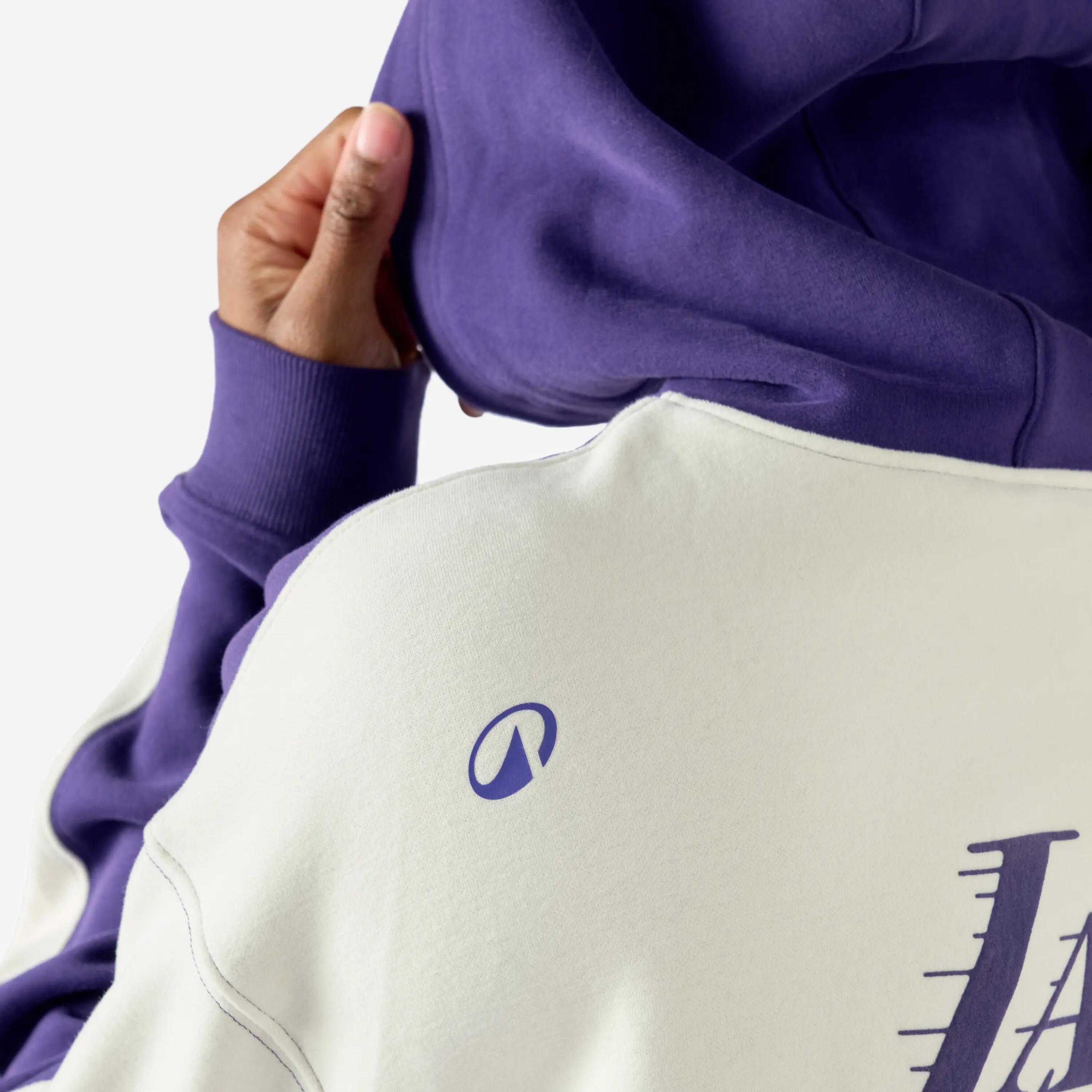 Uniseks hoodie NBA Lakers paars 9/9