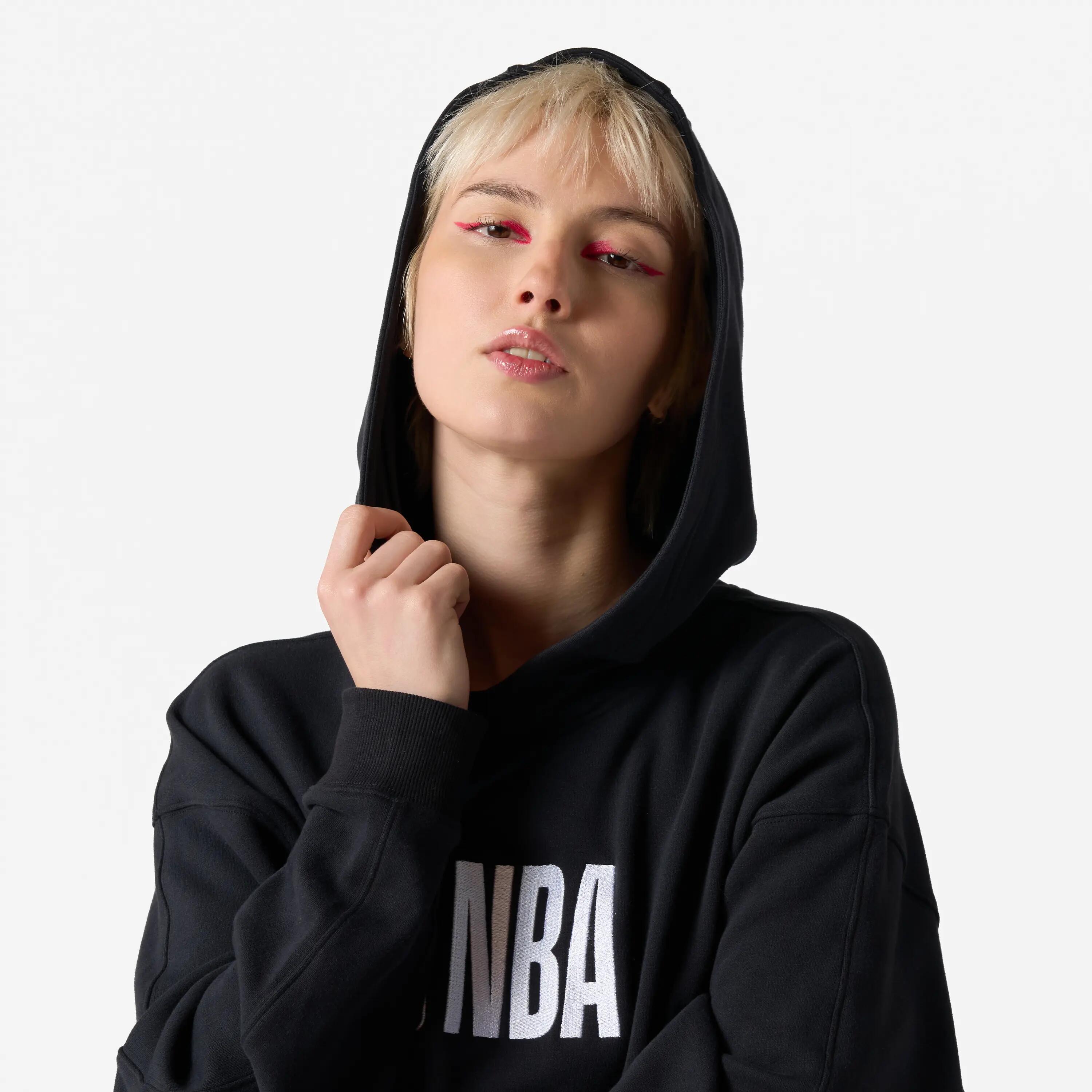 Uniseks hoodie NBA zwart 3/5