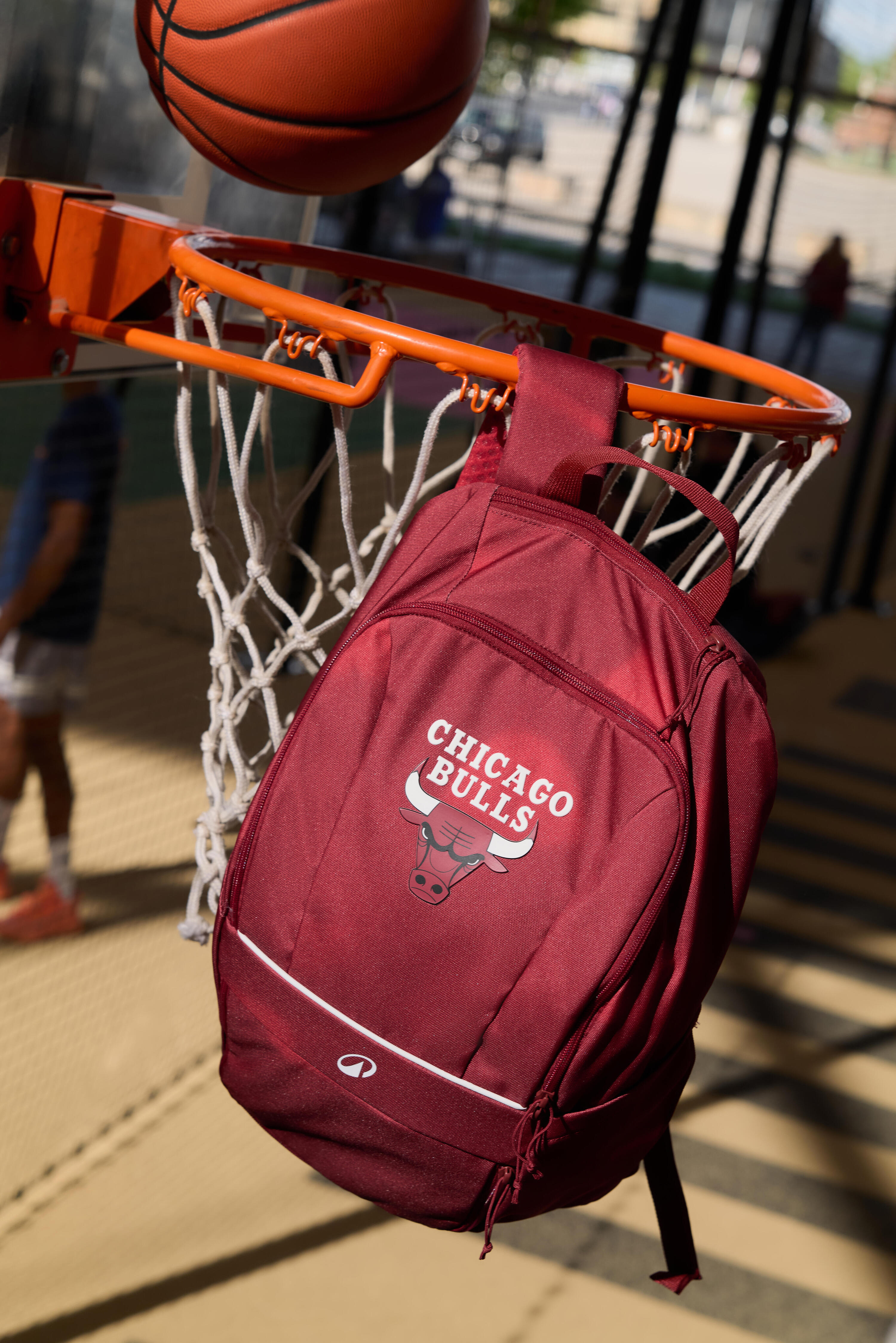 Basketbalrugzak NBA Chicago Bulls 20 liter rood 12/12