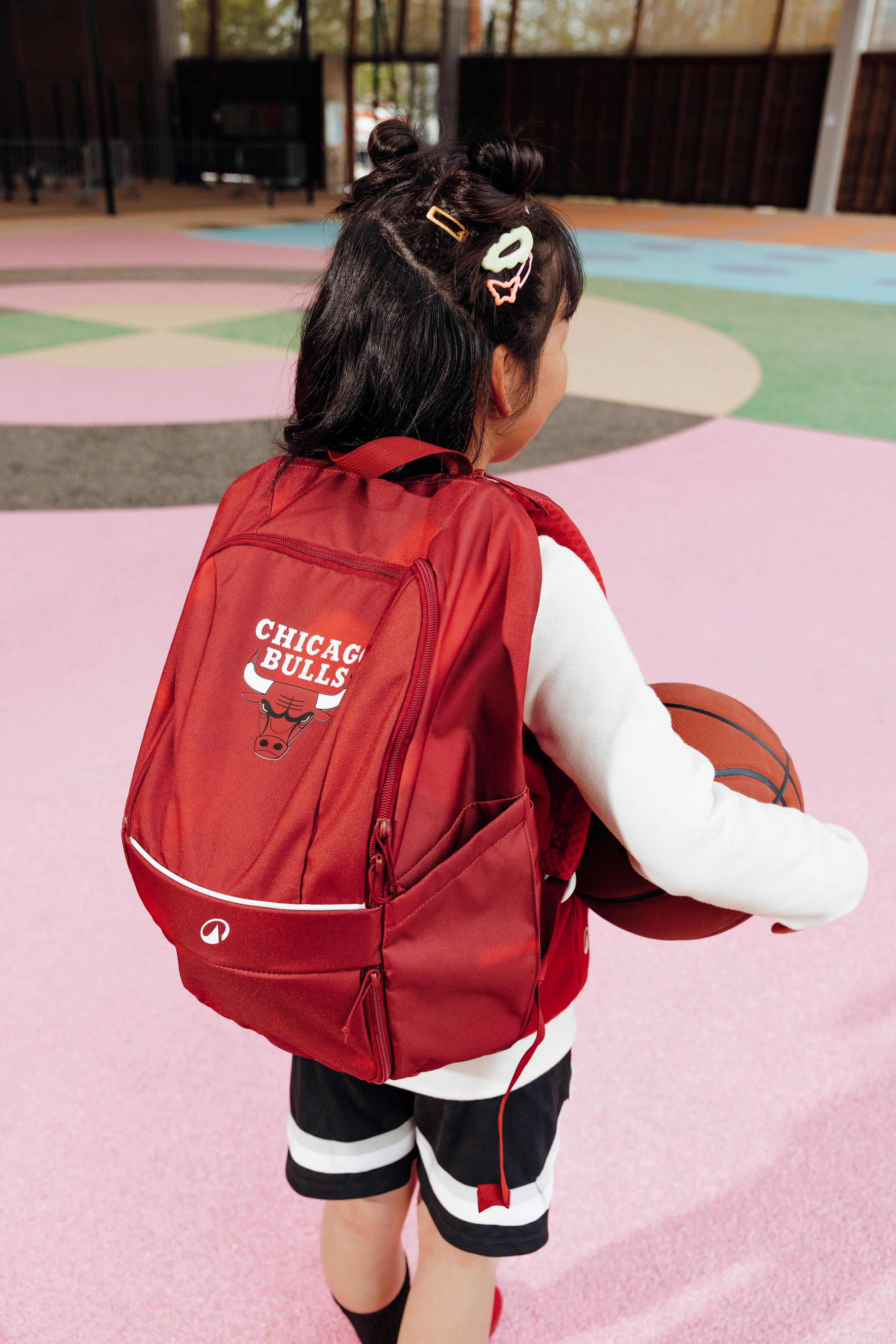 Basketbalrugzak NBA Chicago Bulls 20 liter rood 10/12