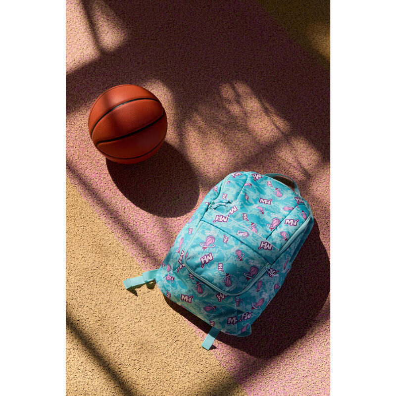 Rucsac de baschet NBA Miami Heat 20 litri, verde