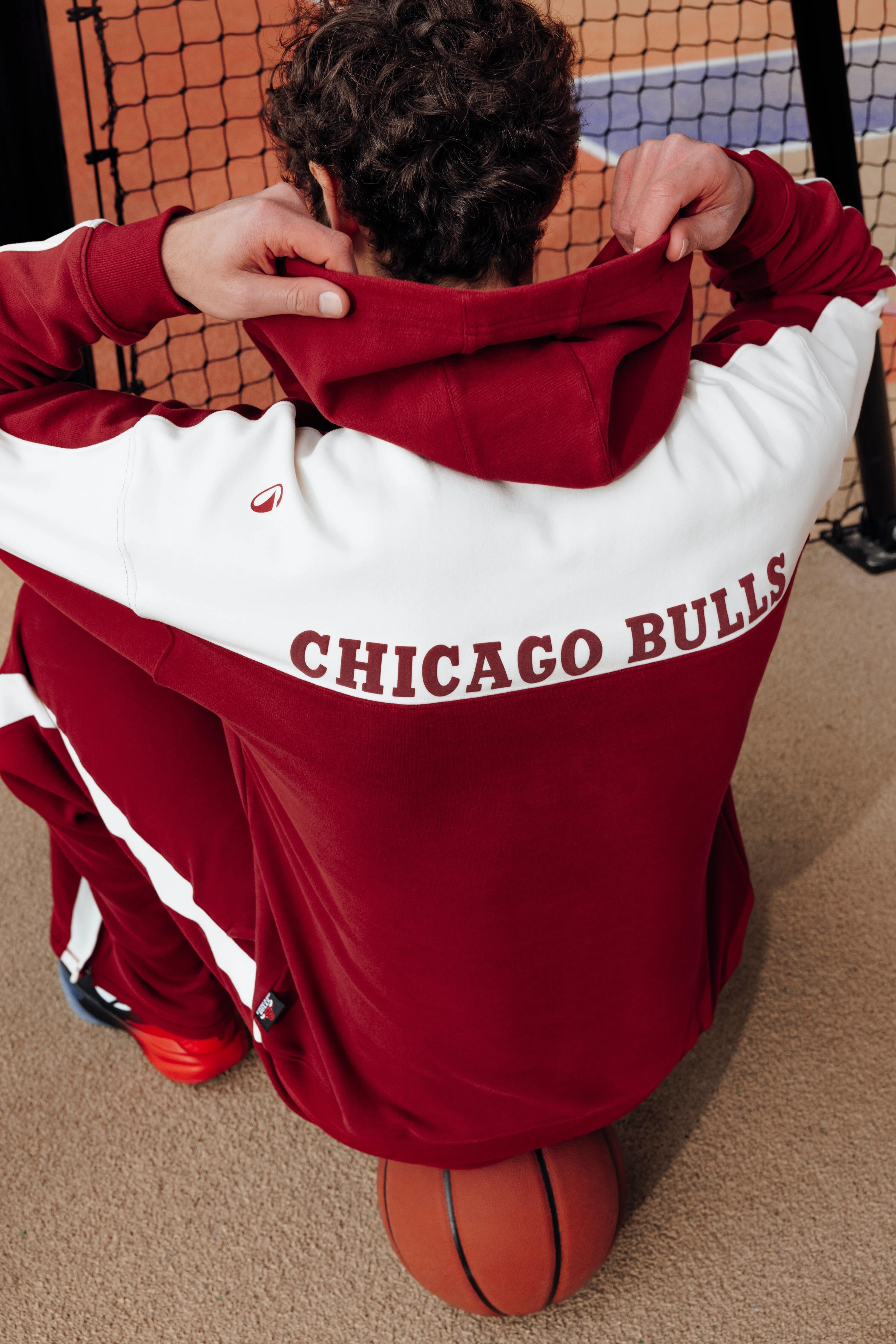 Sudadera con capucha NBA Bulls hombre/mujer, negro 8/8
