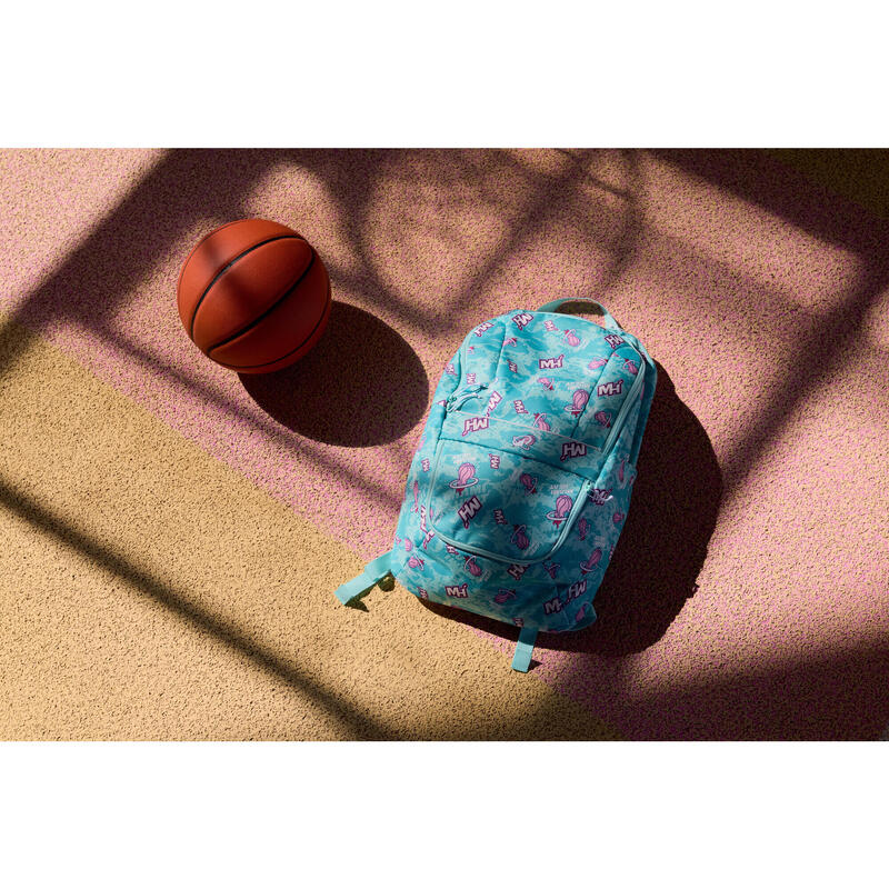 Rucsac de baschet NBA Miami Heat 20 litri, verde
