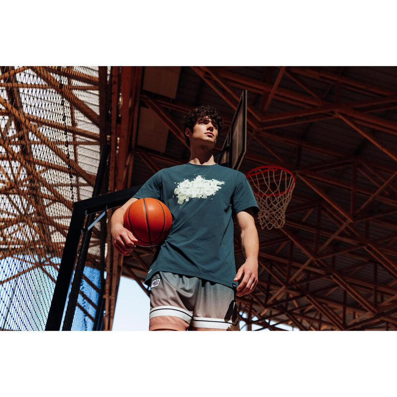 NBA Yetişkin Basketbol Şortu - Yeşil/Turuncu - 900