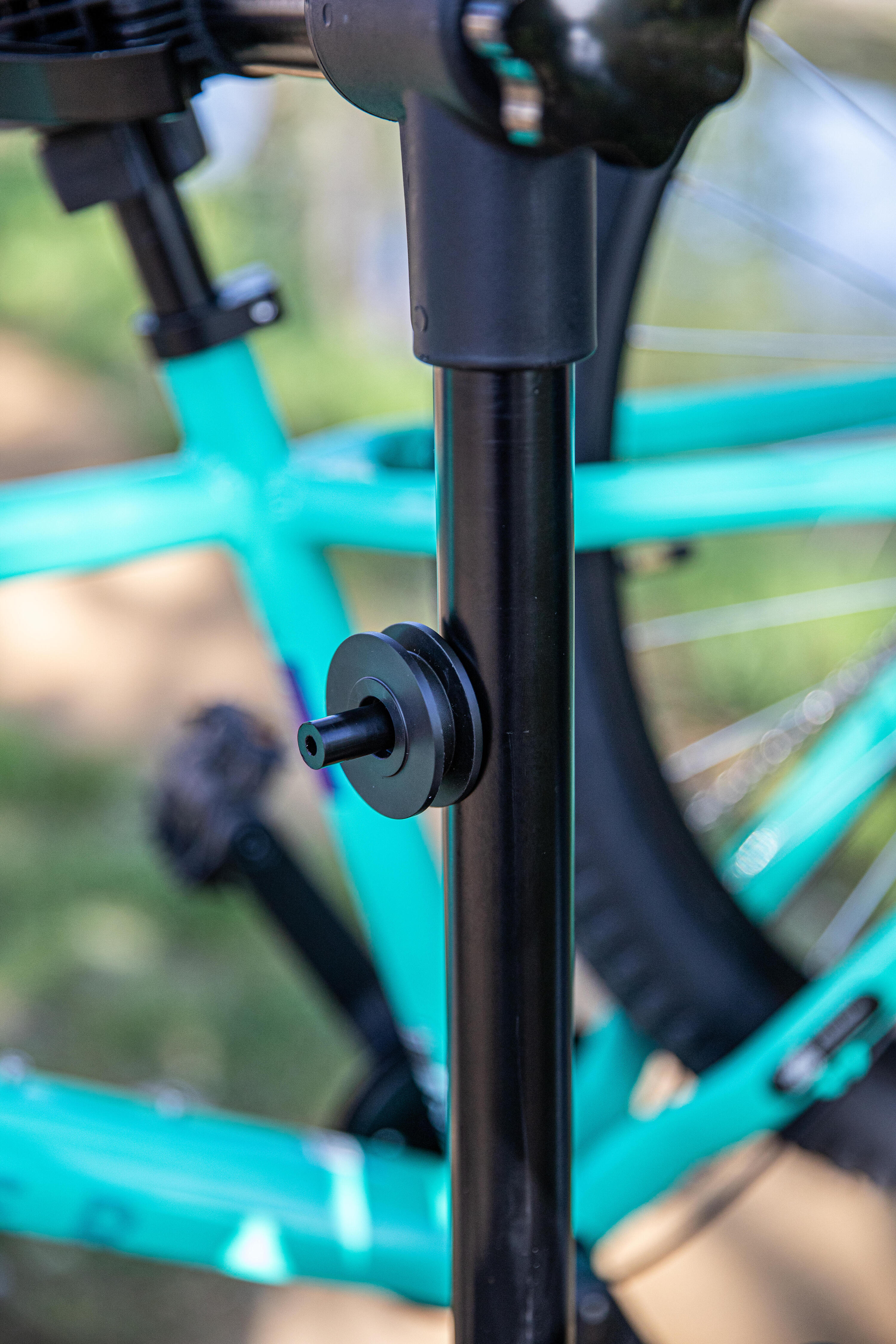 Suporte de Corrente Eixo Transversal 12 mm Manutenção e Transporte Bicicleta 10/13