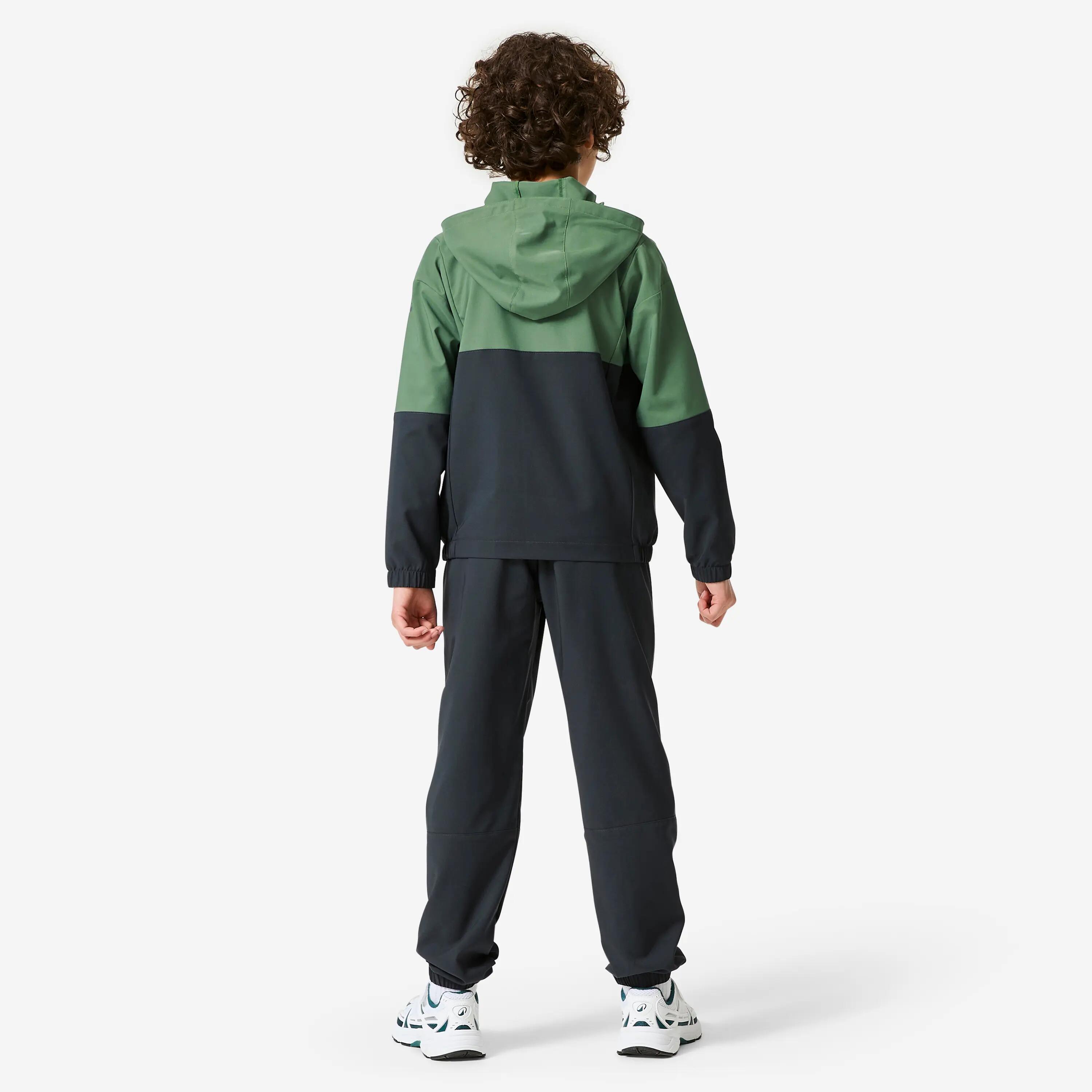 Boys’ lightweight tracksuit, green -  4