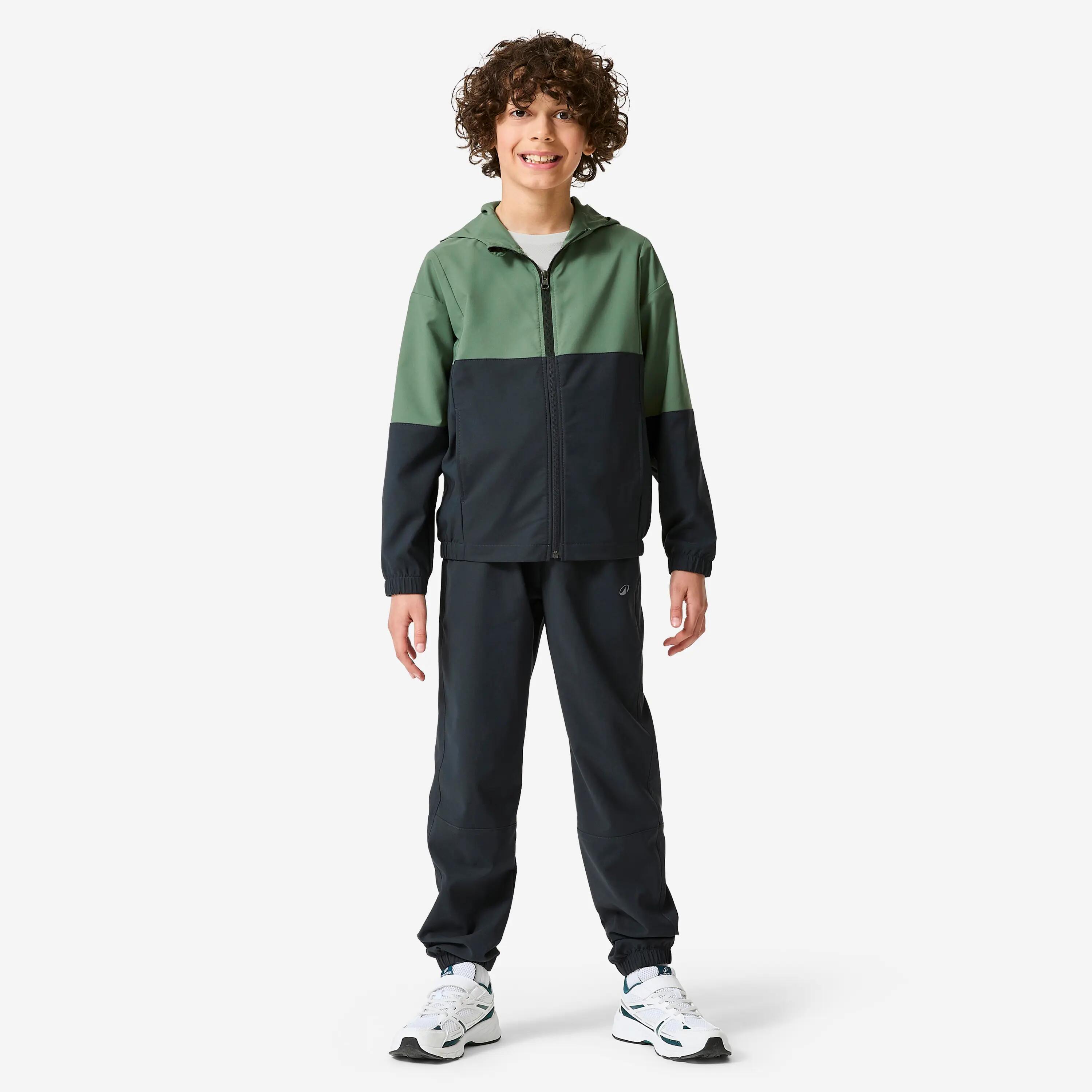 Boys’ lightweight tracksuit, green -  1