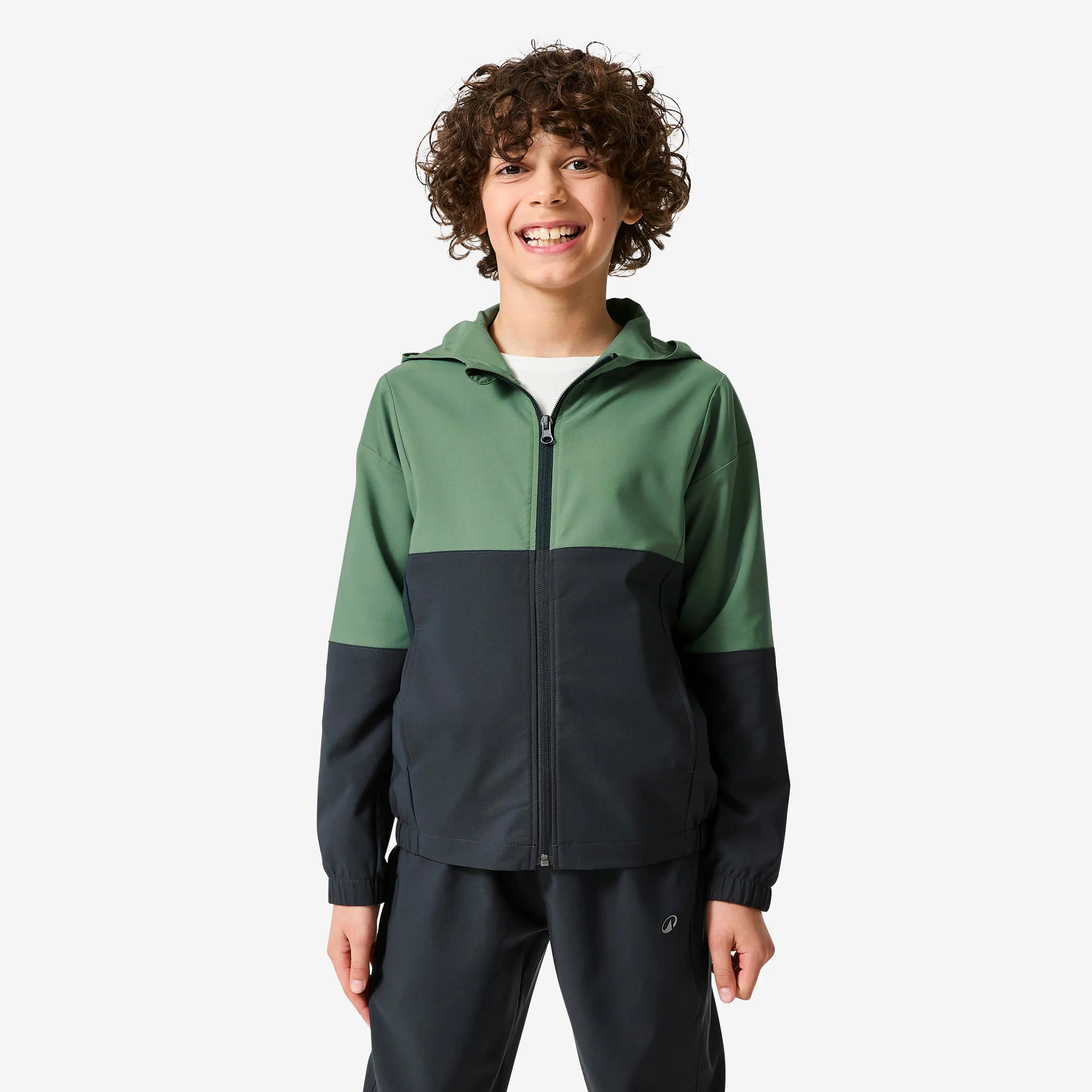 Boys’ lightweight tracksuit, green -  2