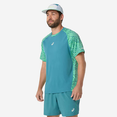 T-shirt padel uomo Asics PADEL COURT stampata