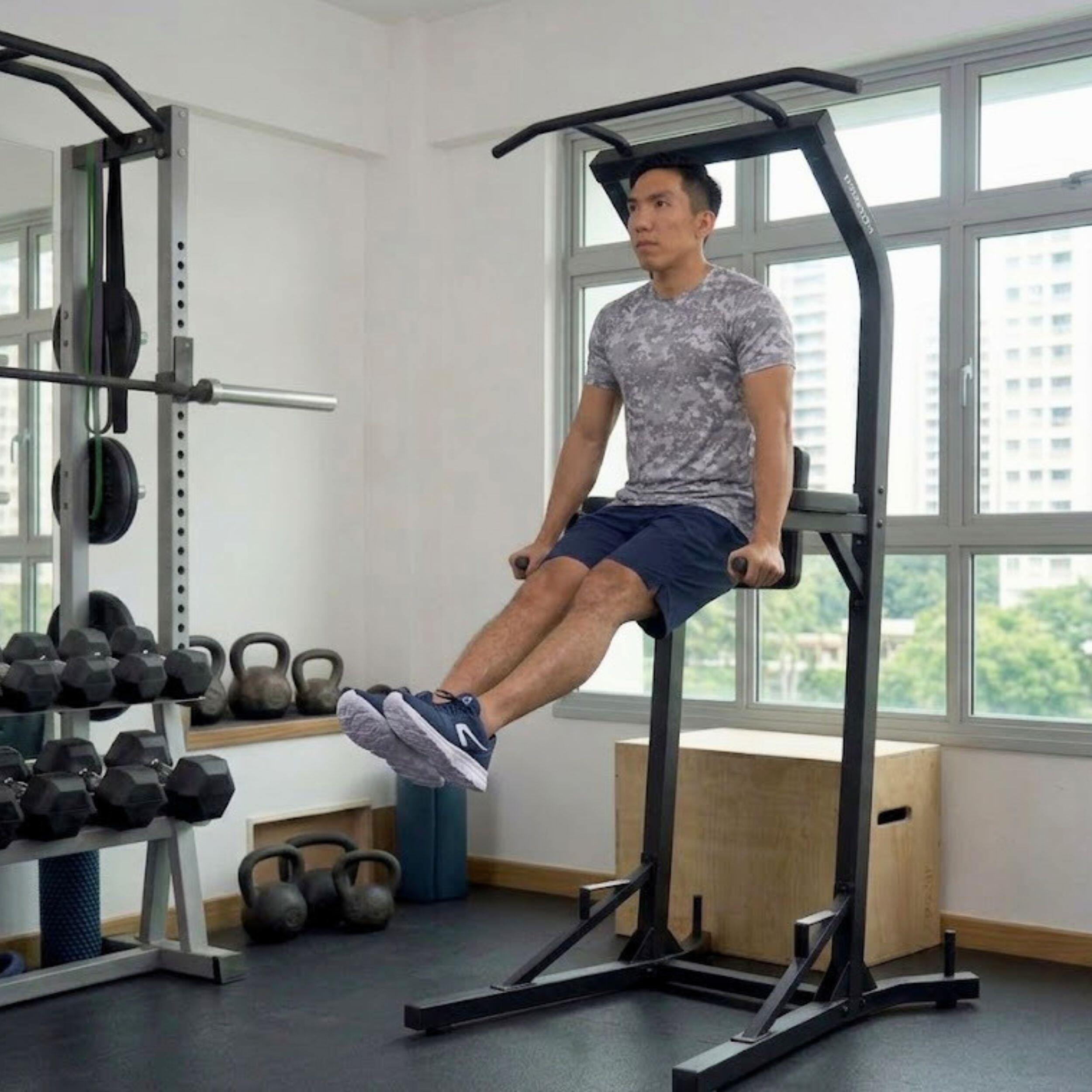 Men's Fitness Short-Sleeved Crew Neck Breathable T-Shirt - Grey