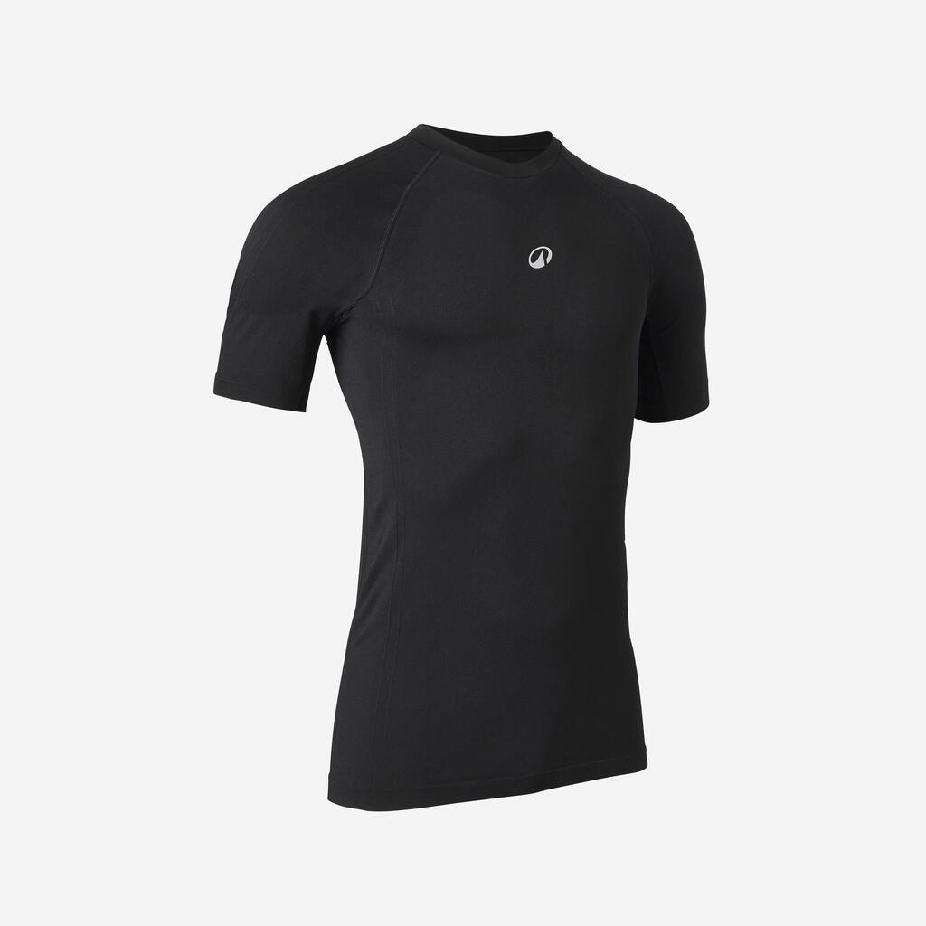 Men's/Women's Short-Sleeved Basketball Base Layer Top NBA 900 - Black