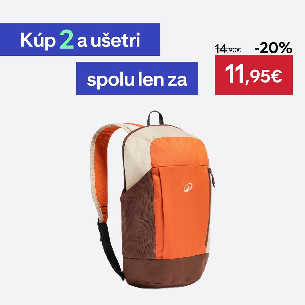 10L hiking backpack Arpenaz 100 - Orange