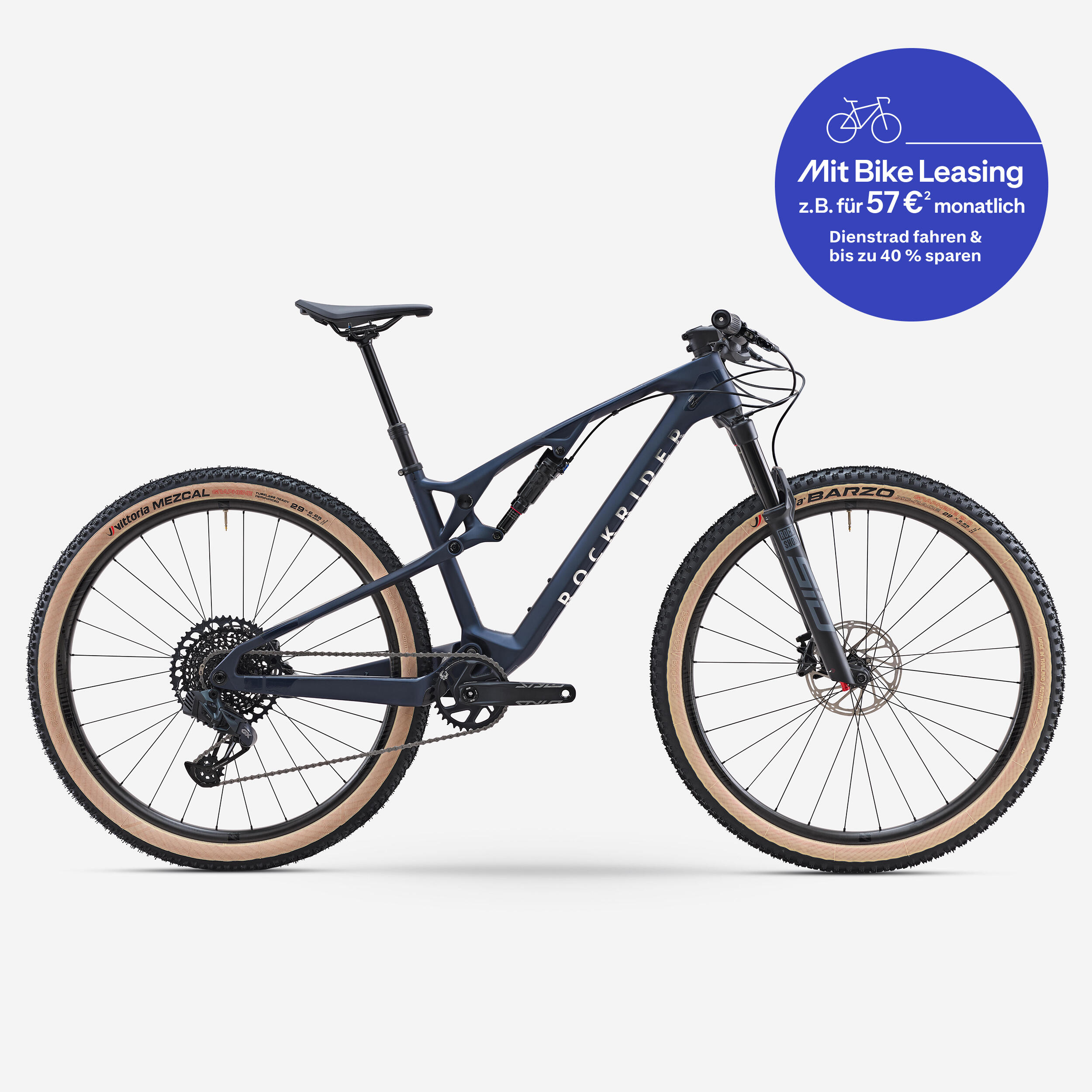 Mountainbike XC Race 900 S Full Carbon Rahmen AXS-Carbonlaufräder blau  2/8