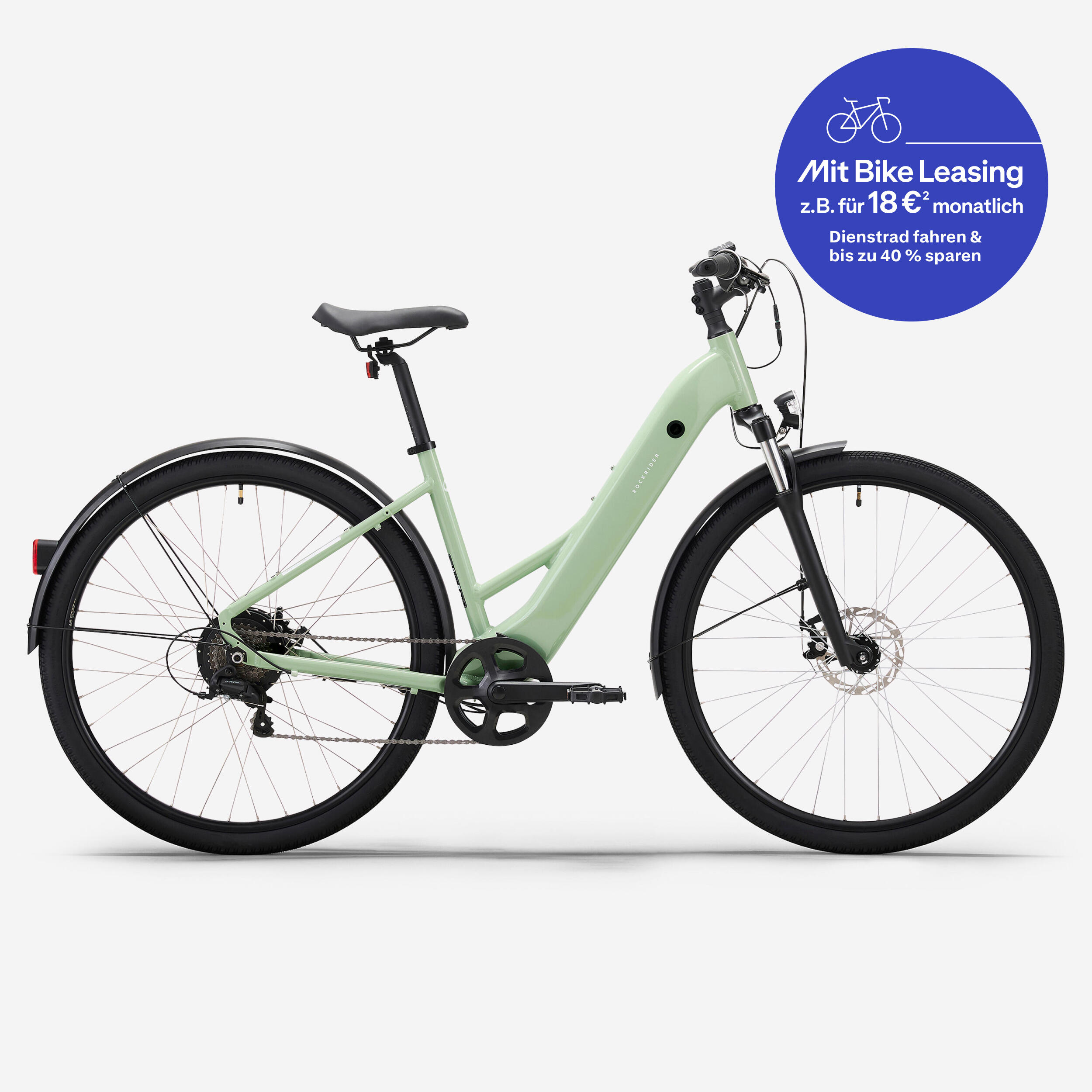 Gebraucht - E-Bike SUV Trekkingrad 28 Zoll E-ACTV 100 LF tiefer Einstieg grün 2/13