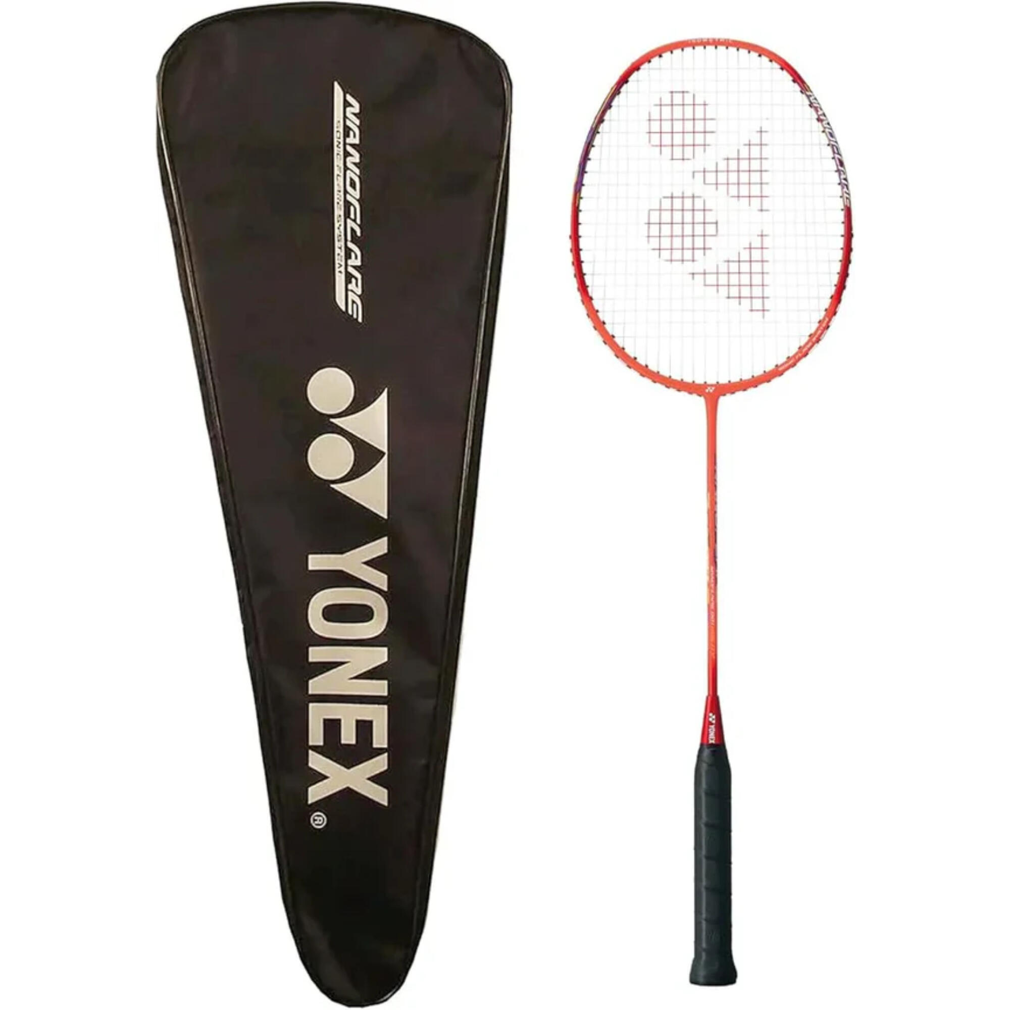 Yonex Nanoflare 001 Ability Strung Badminton Racket - Flash Red