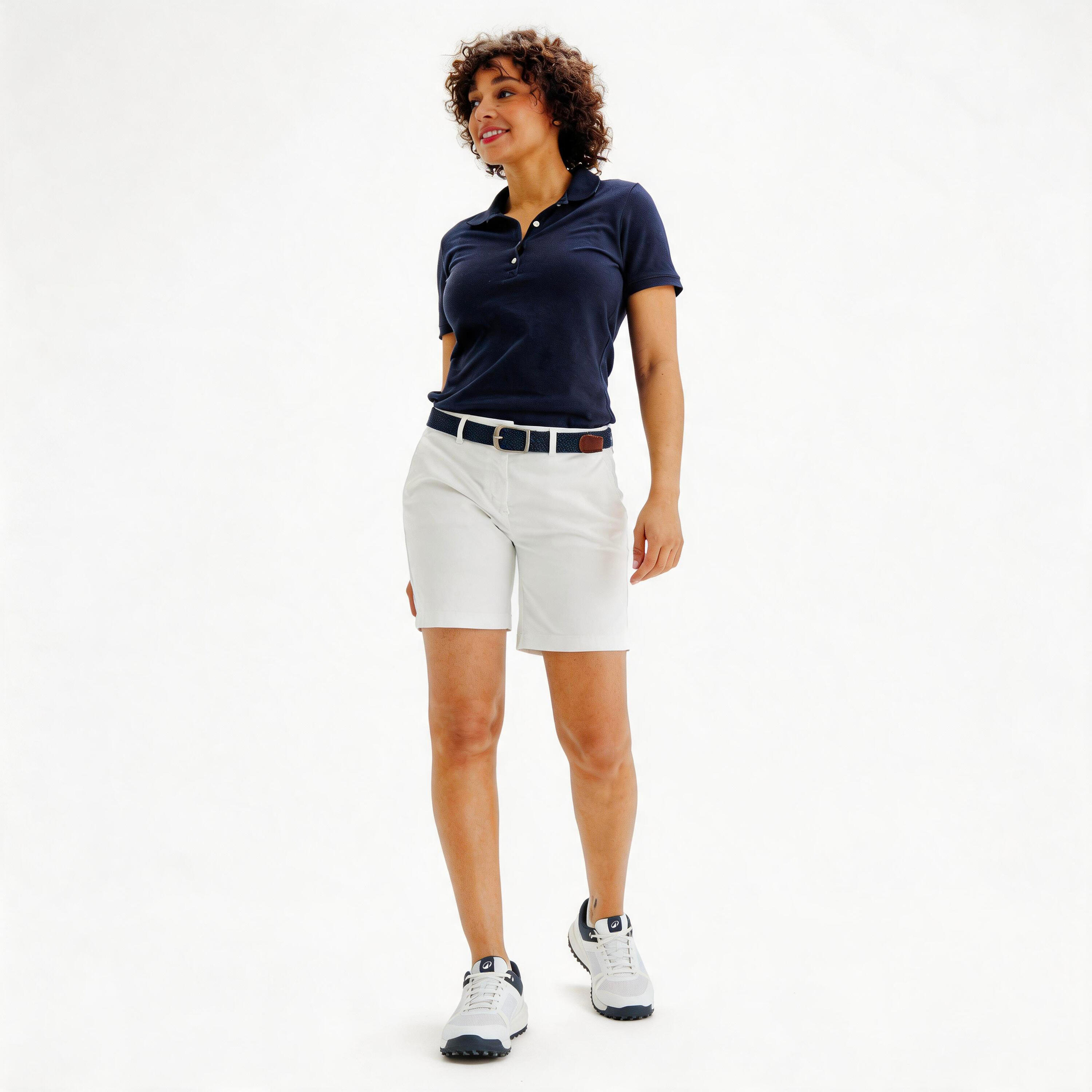 Short de golf en coton femme, MW 500 2/5
